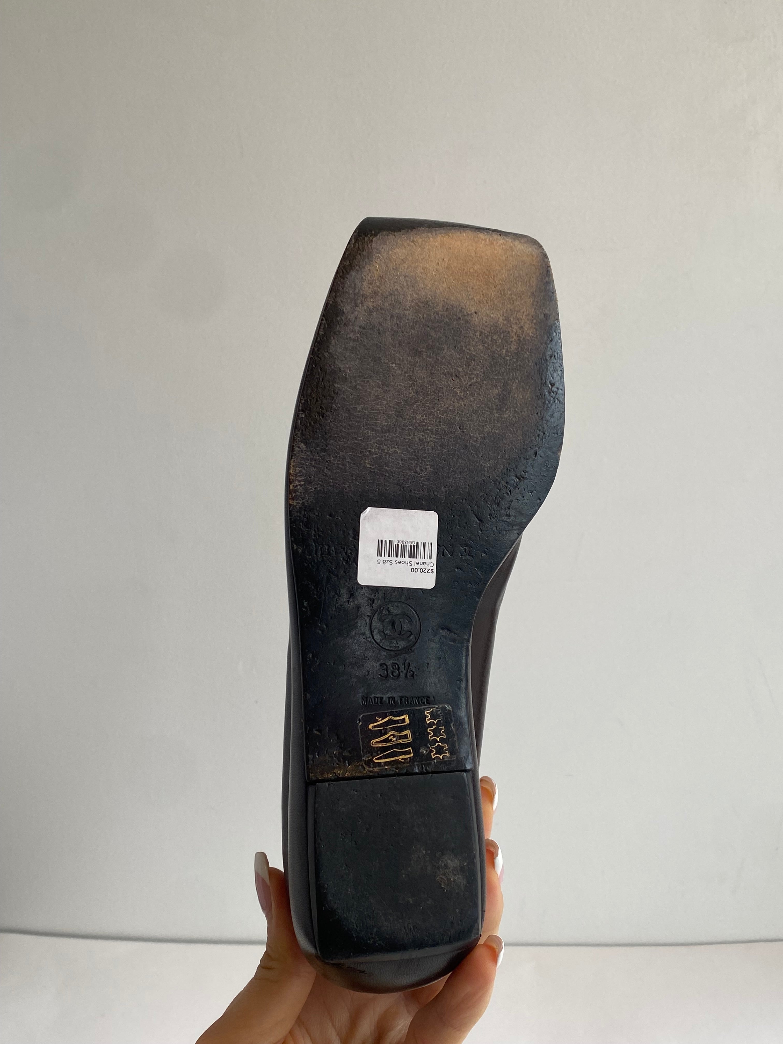 Chanel Vintage Wedge Flat - 38.5