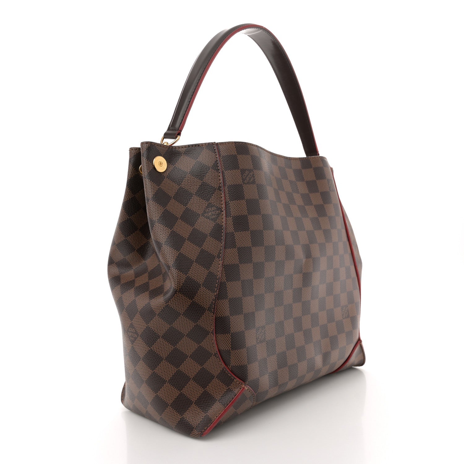 Damier Ebene Caissa Hobo Cherry