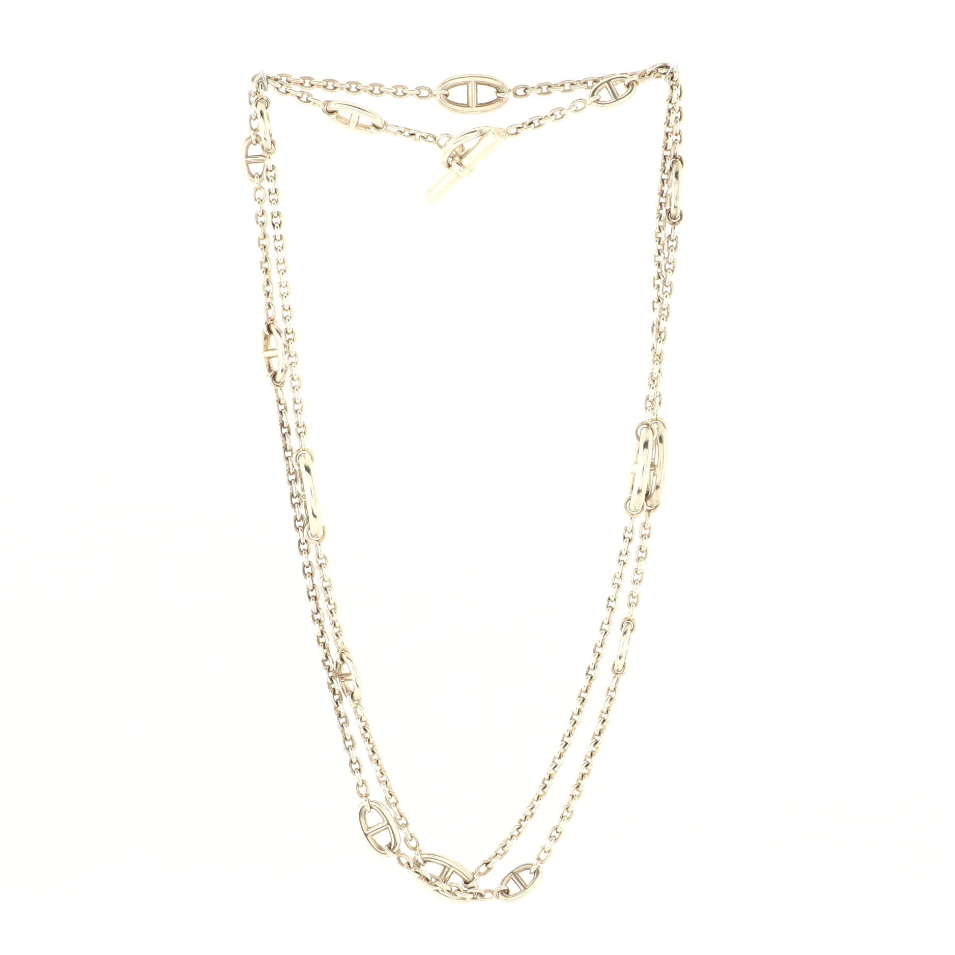 Farandole Long Necklace Sterling Silver 120