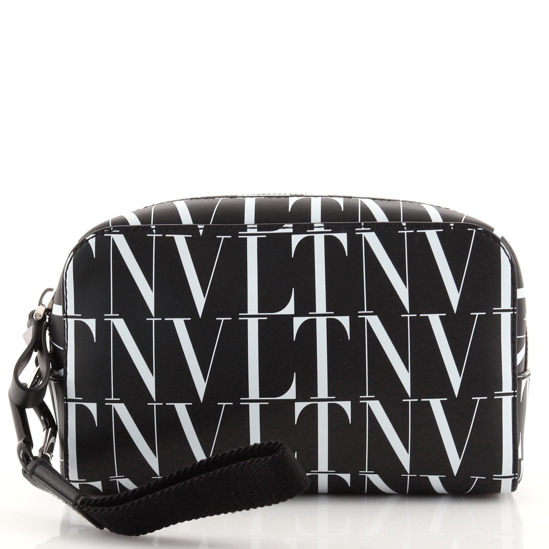 VLTN Times Wash Bag Printed Leather