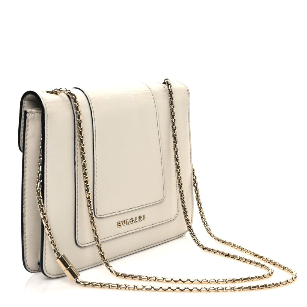 Calfskin Galuchat Floral Serpenti Forever Crossbody White Multicolor