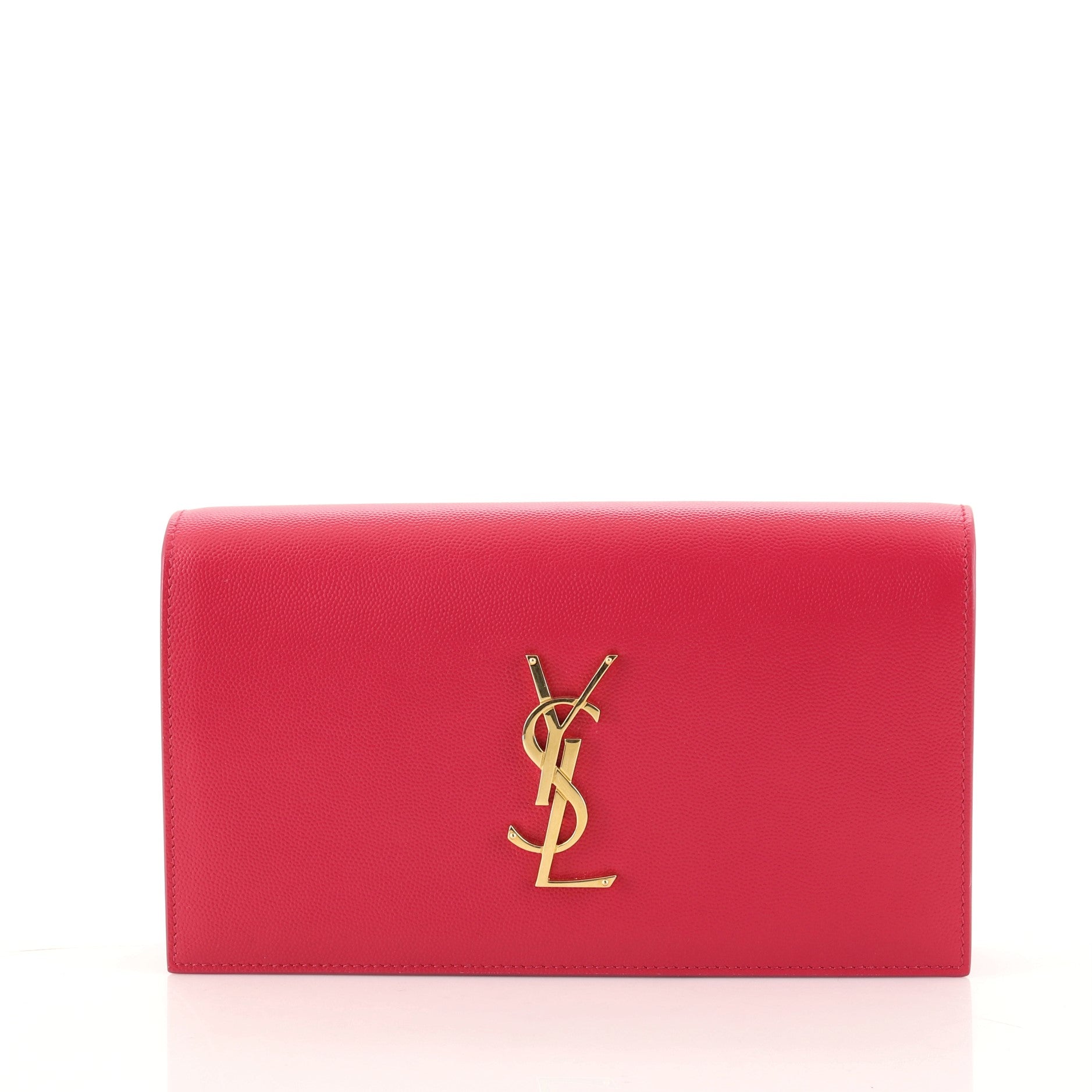 Classic Monogram Clutch Leather Long