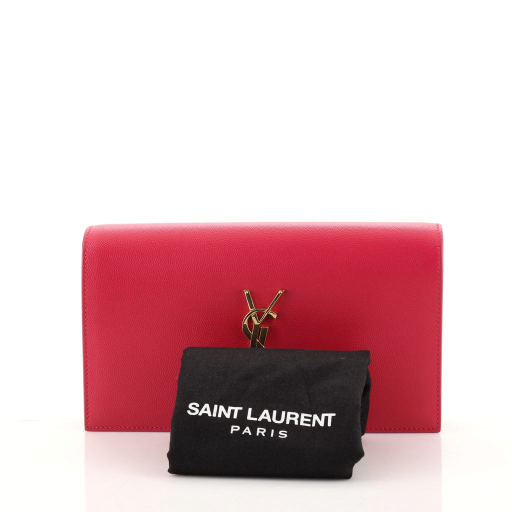 Classic Monogram Clutch Leather Long