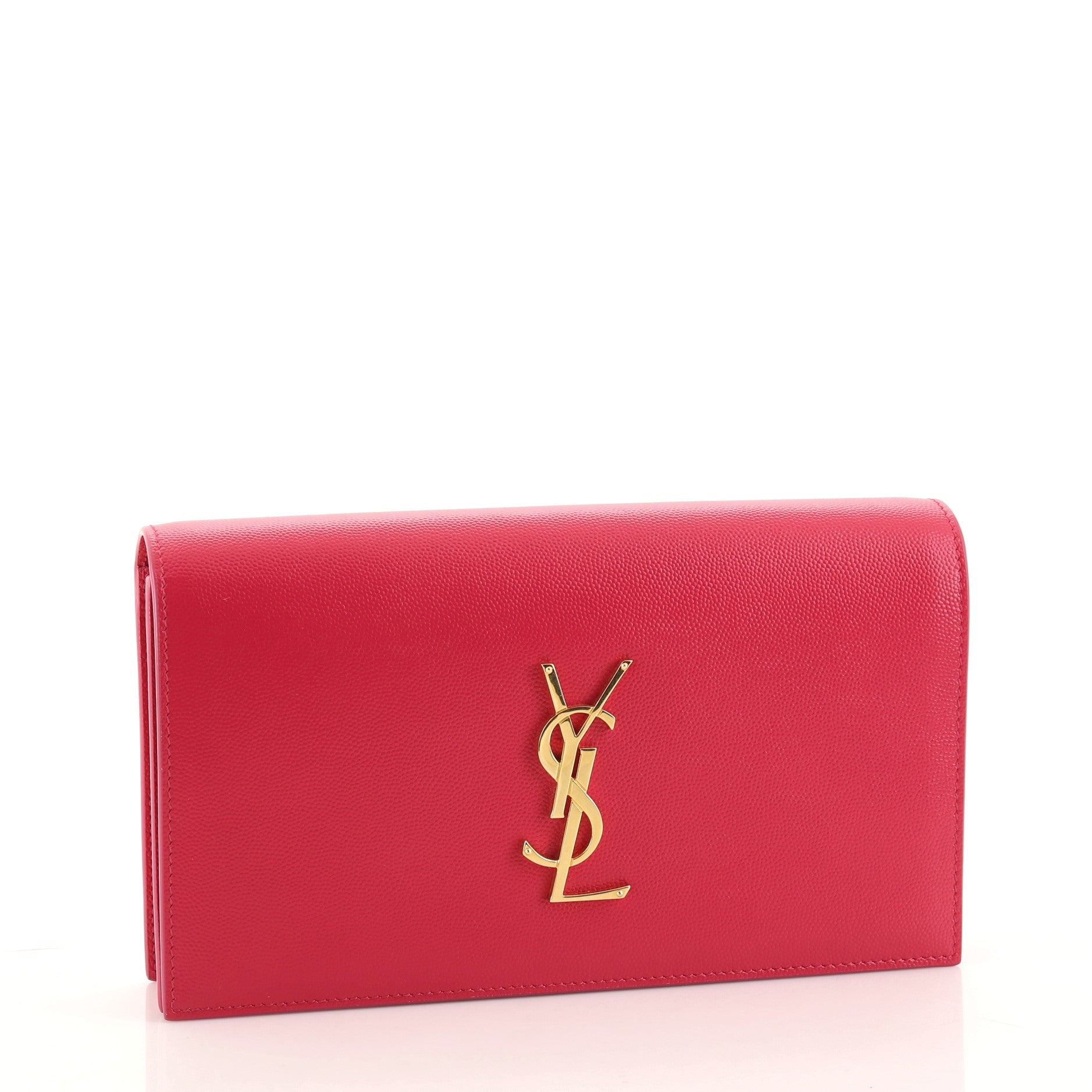 Classic Monogram Clutch Leather Long