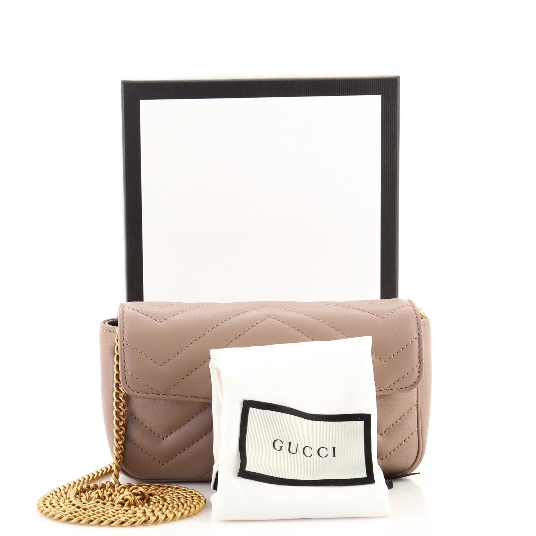GG Marmont Flap Bag Matelasse Leather Super Mini