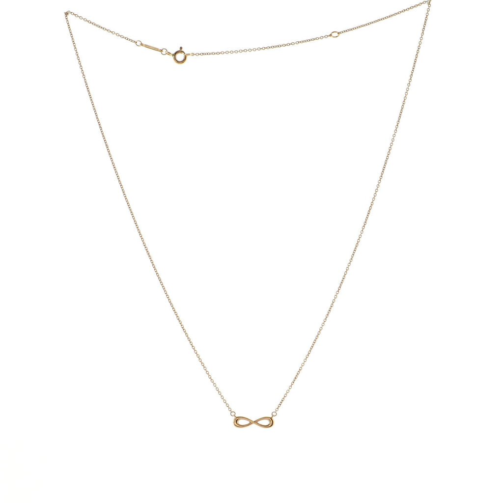 Infinity Pendant Necklace 18K Rose Gold