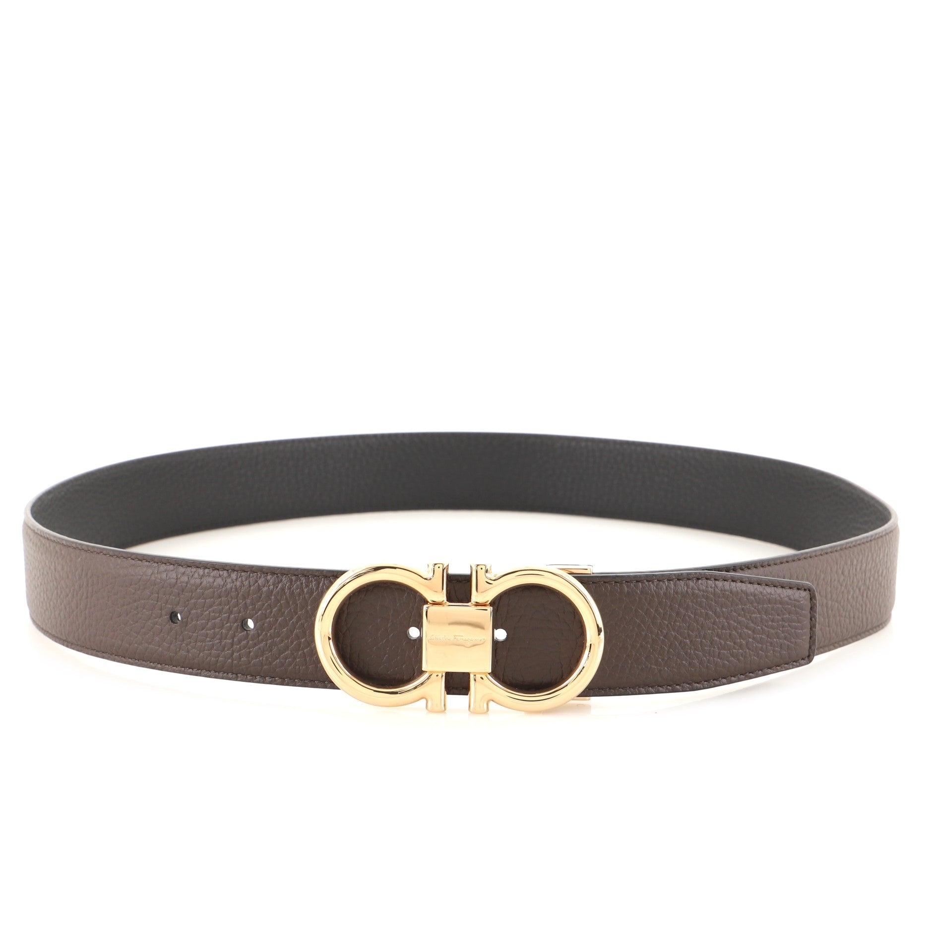 Gancini Reversible Belt Leather Wide 95