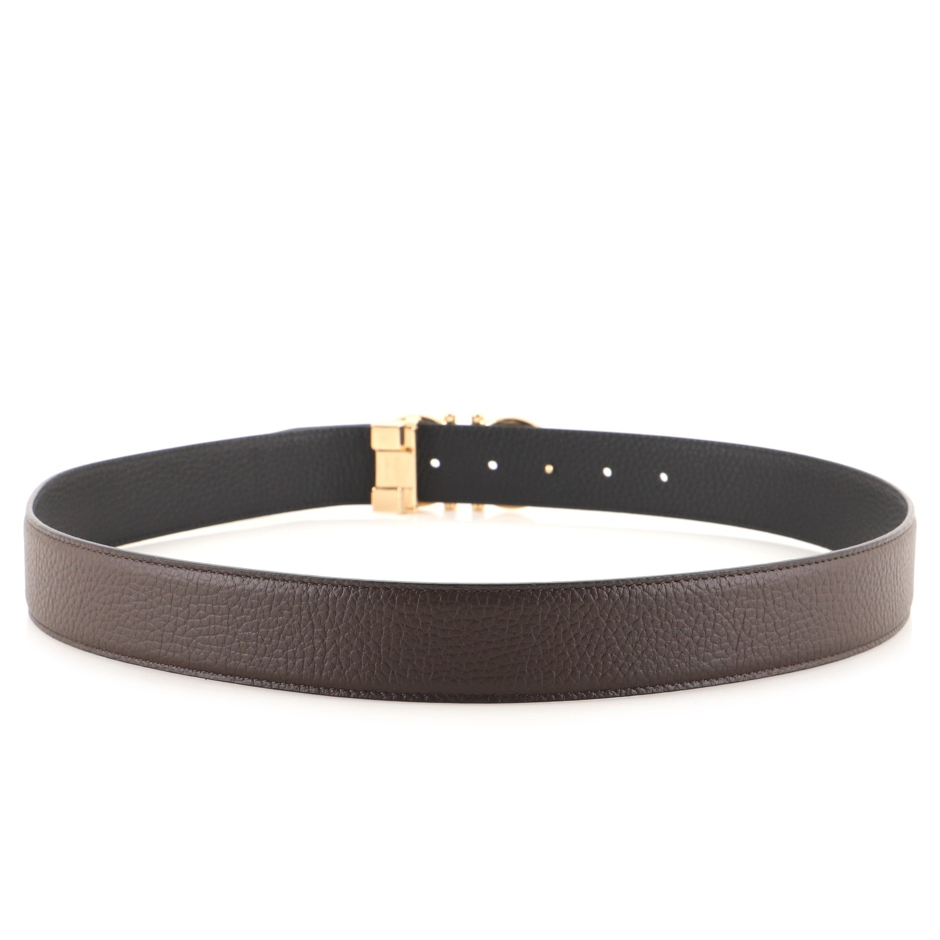 Gancini Reversible Belt Leather Wide 95