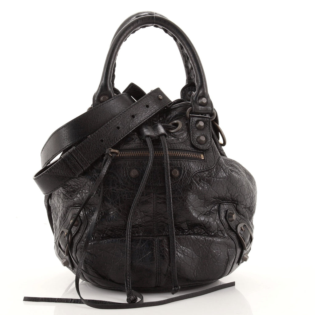 Pom Pon Classic Studs Bag Leather Mini