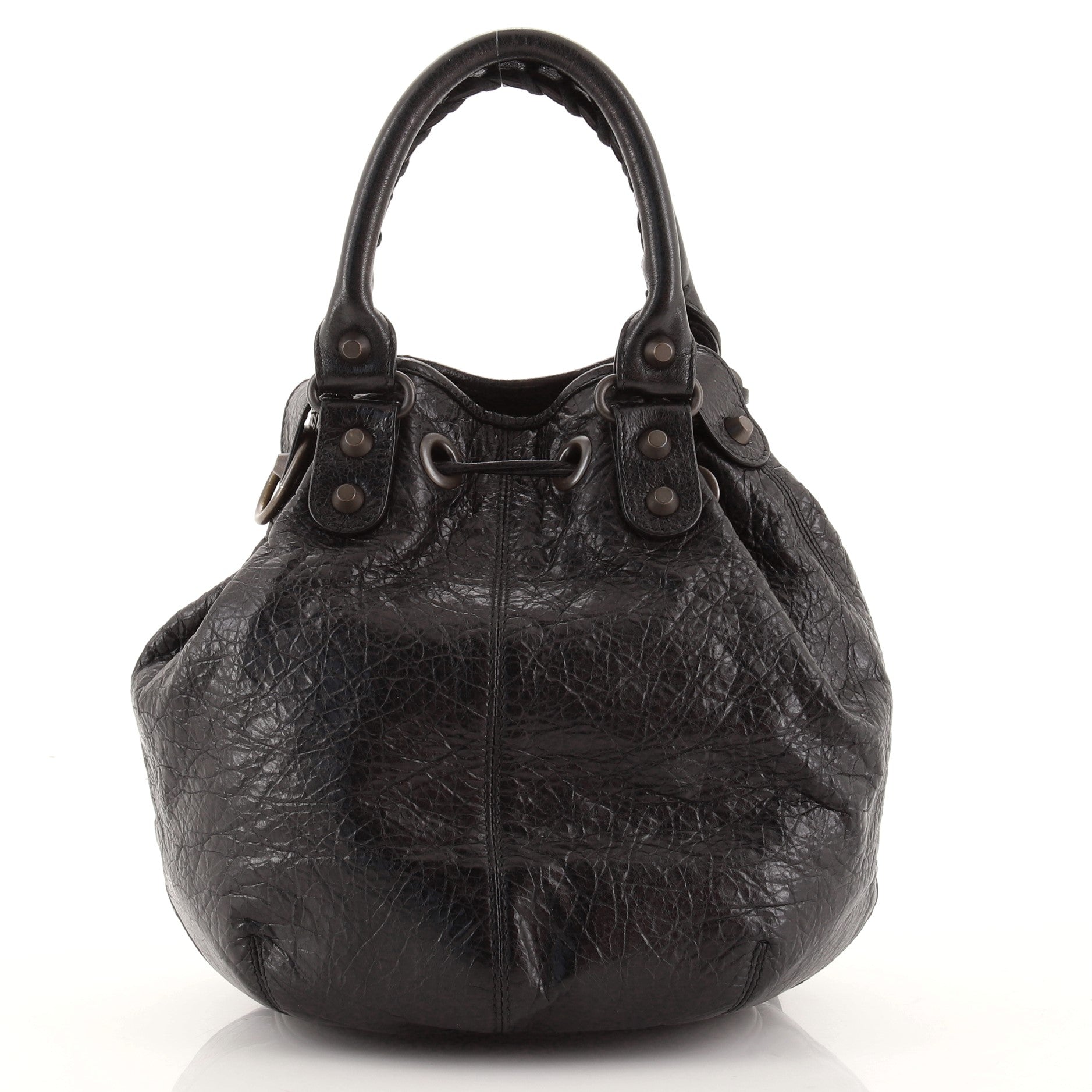 Pom Pon Classic Studs Bag Leather Mini