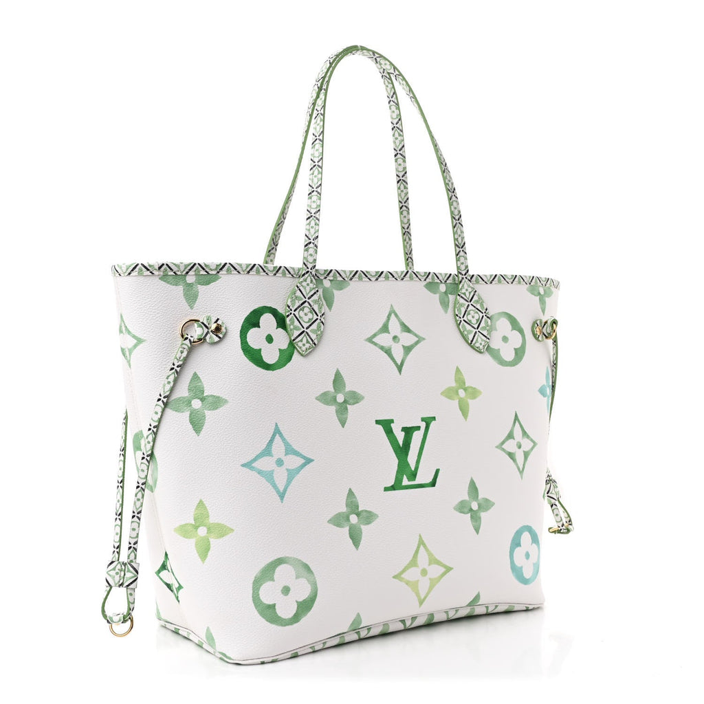 Monogram Giant By The Pool 2.0 Neverfull MM Jade