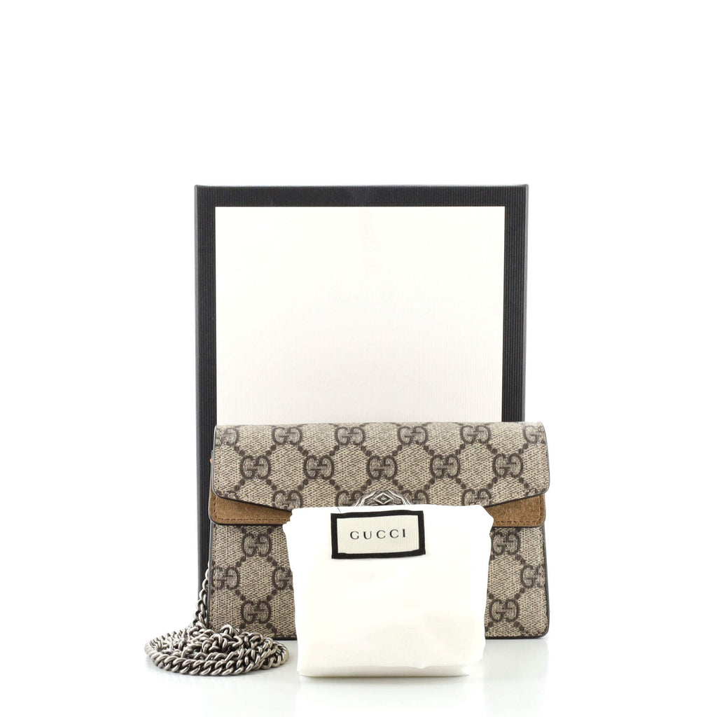Dionysus Bag GG Coated Canvas Super Mini