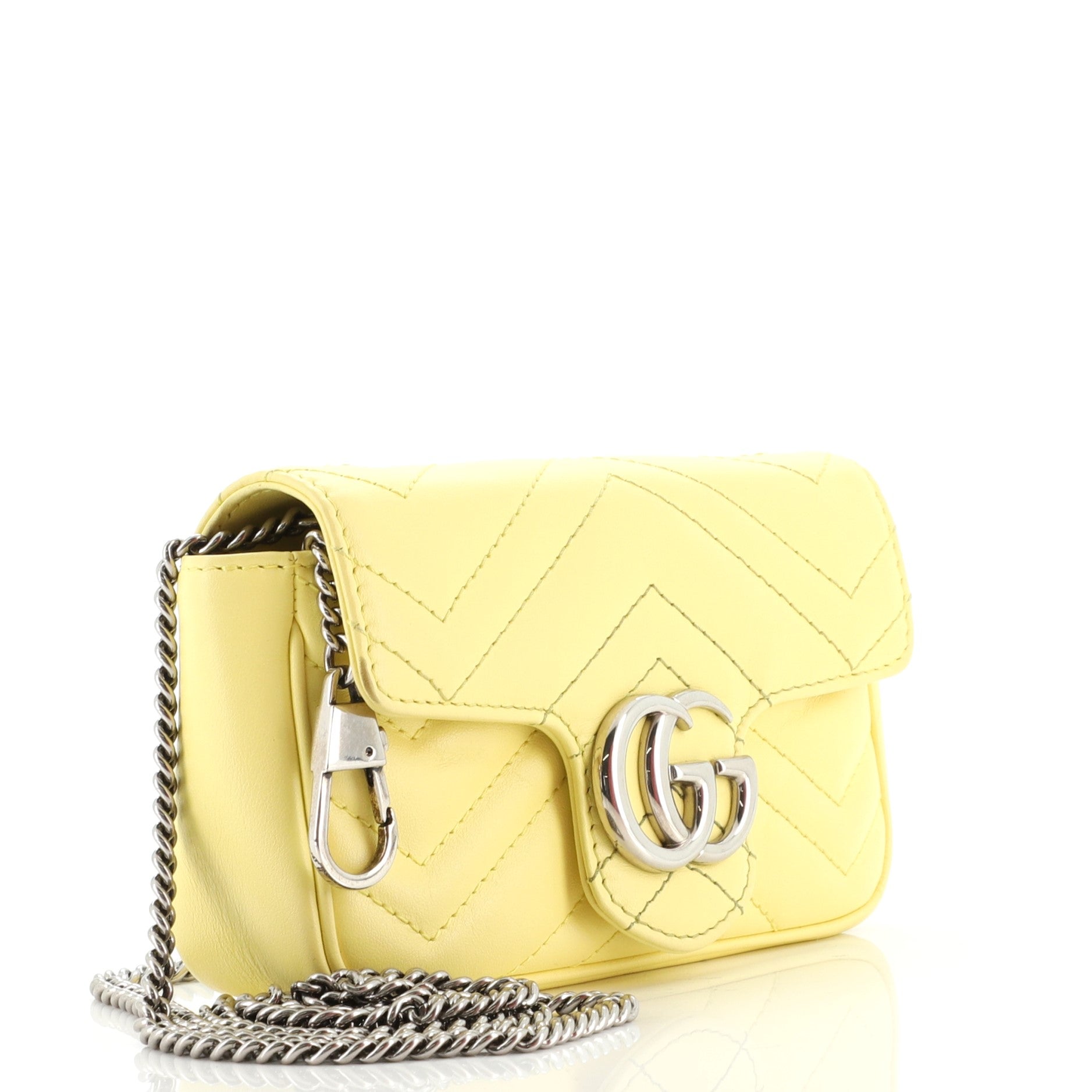 GG Marmont Flap Bag Matelasse Leather Super Mini