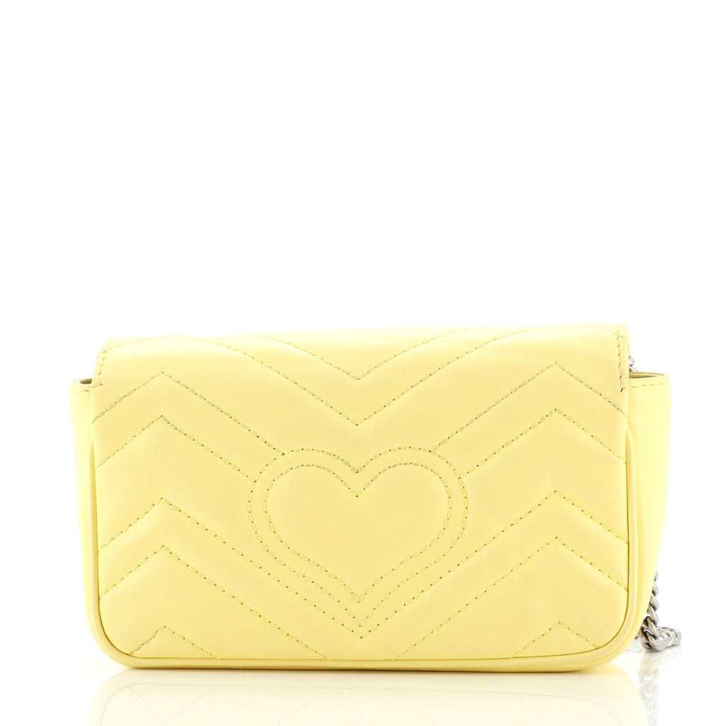 GG Marmont Flap Bag Matelasse Leather Super Mini