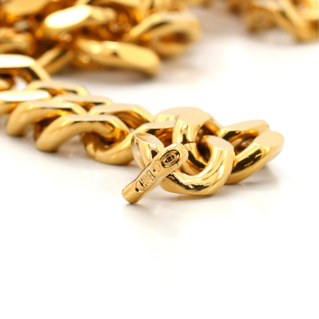 Vintage Medallion Chain Belt Metal 95
