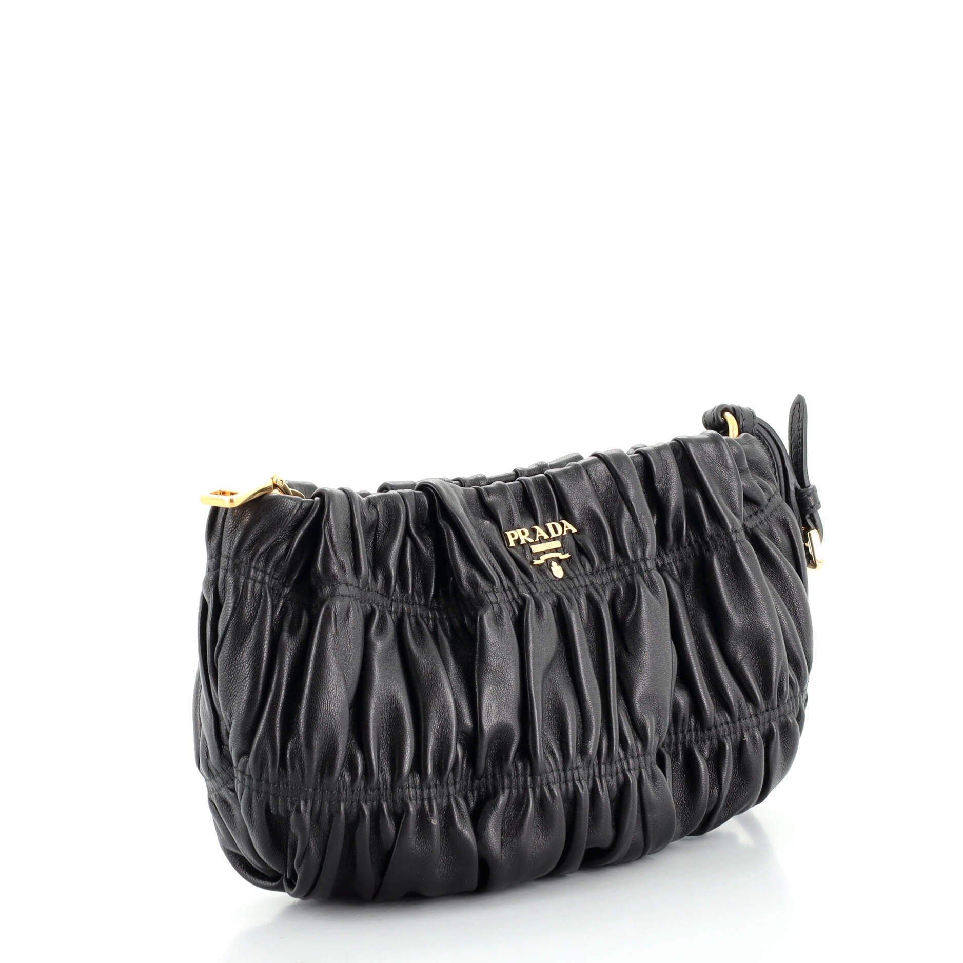 Wristlet Clutch Nappa Gaufre Small