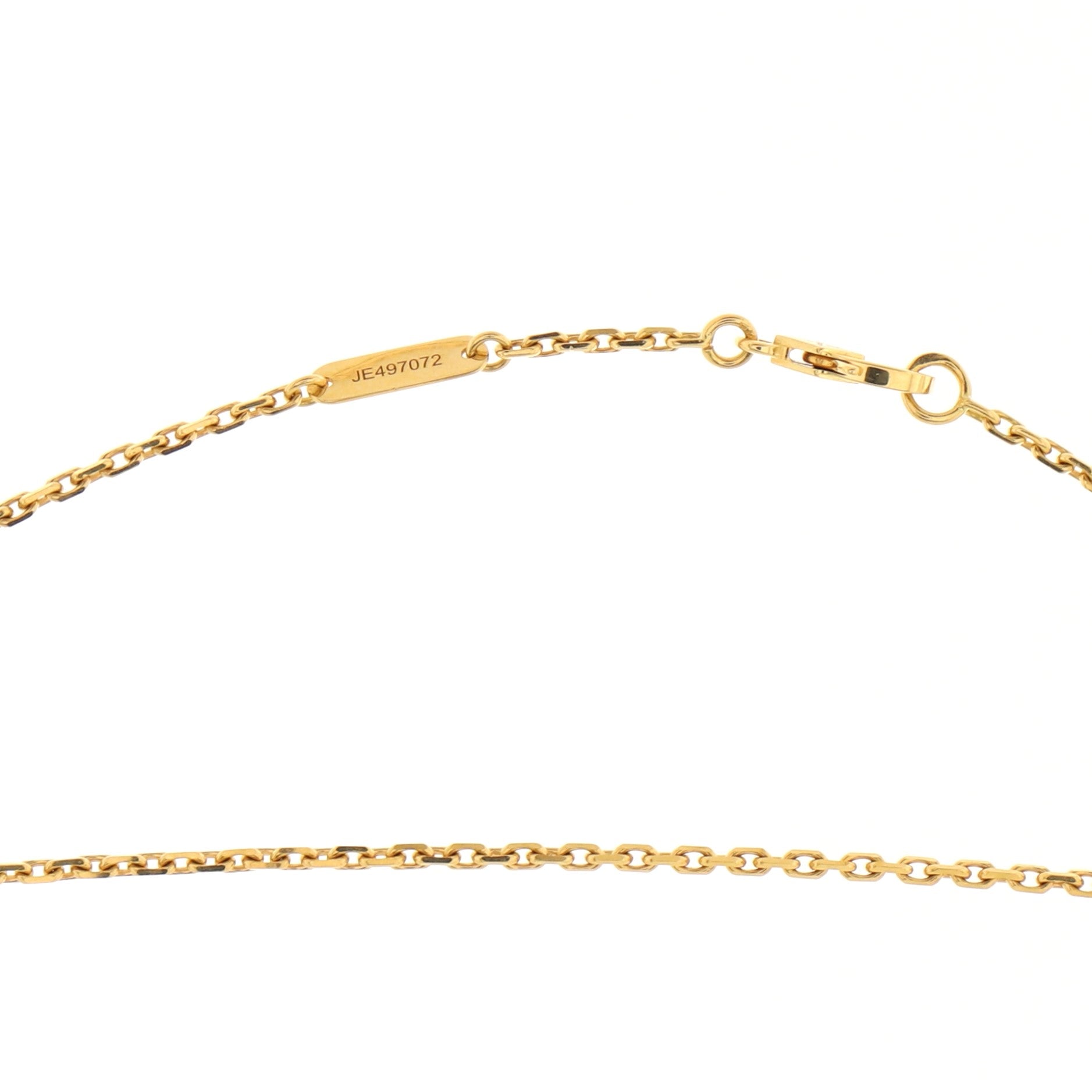 Magic Alhambra Pendant Necklace 18K Yellow Gold and Malachite