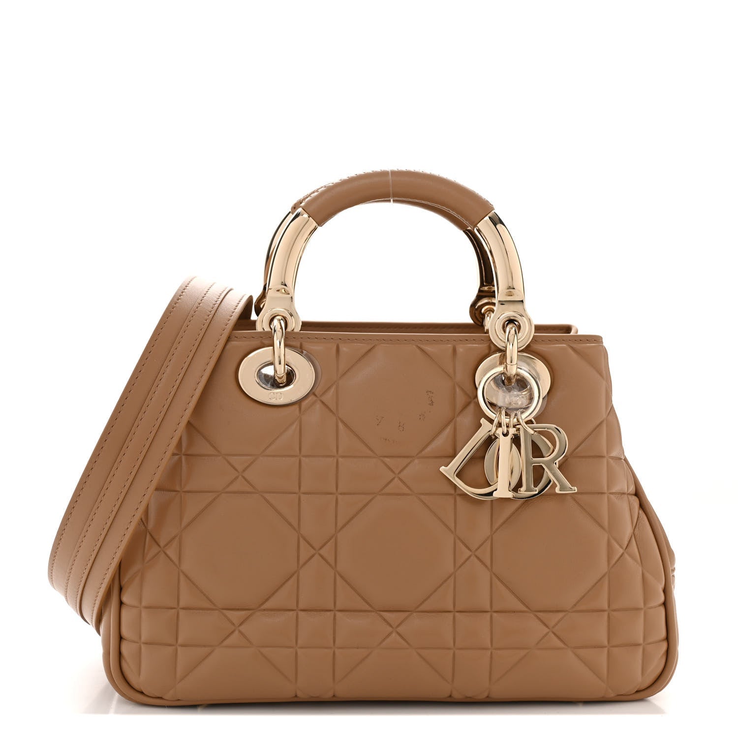 Lambskin Cannage Small The Lady 95.22 Beige