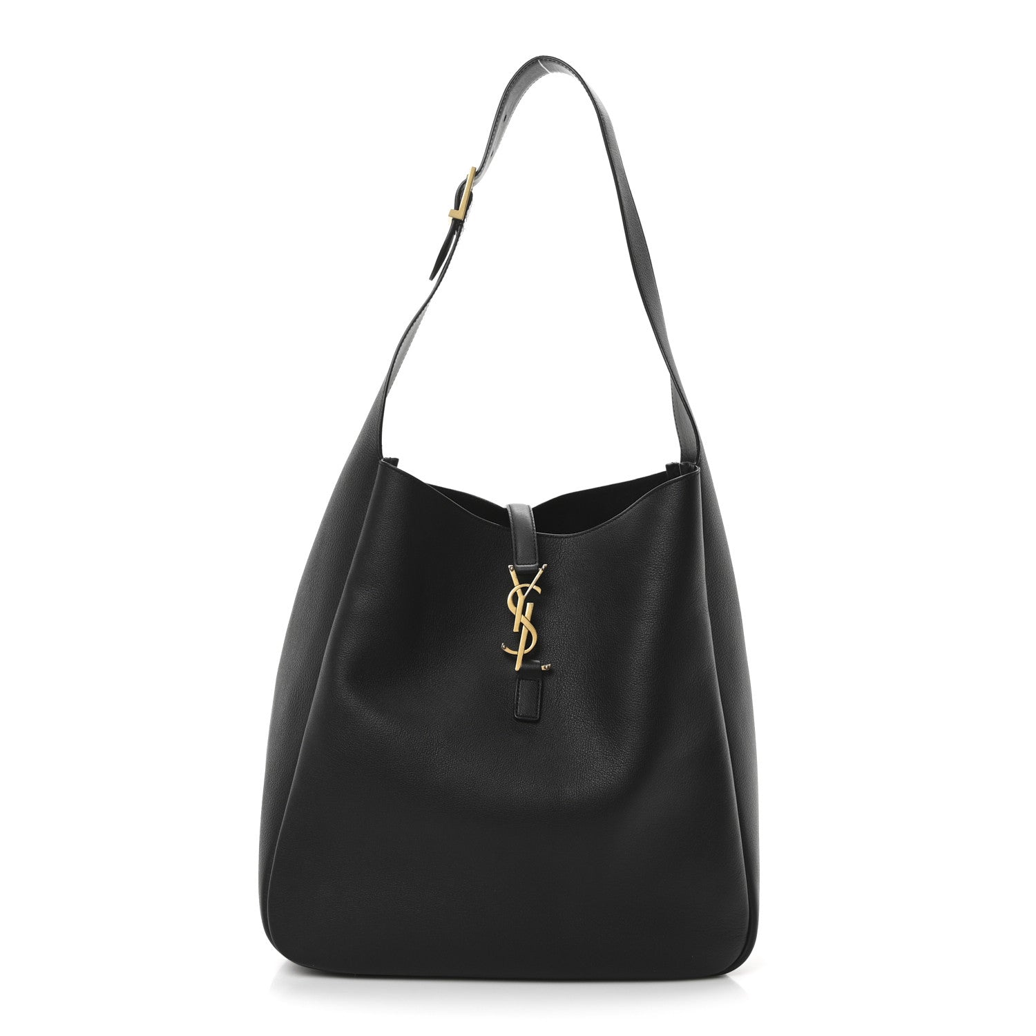 Smooth Calfskin Large Le 5 A 7 Soft Hobo Black