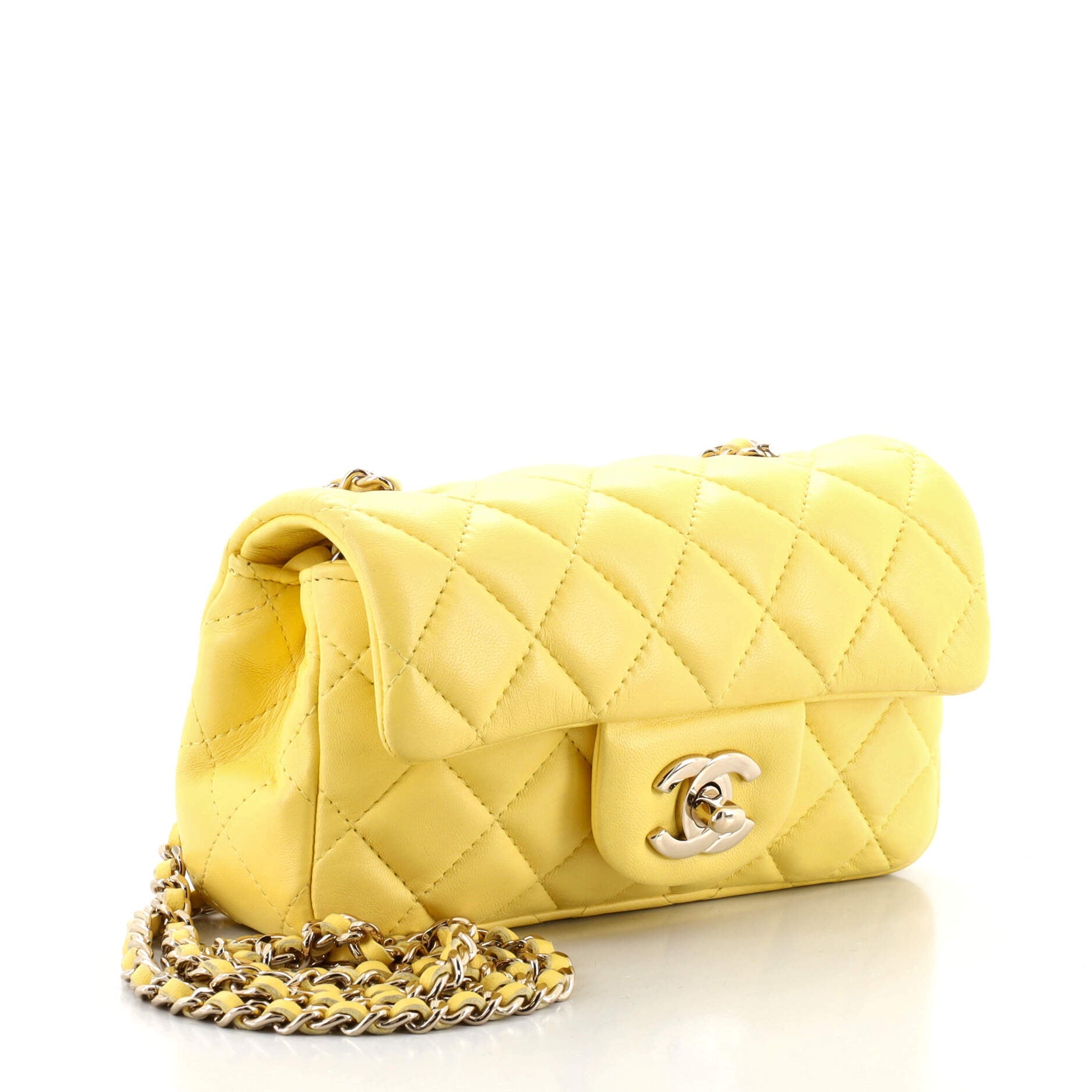Classic Single Flap Bag Quilted Lambskin Extra Mini