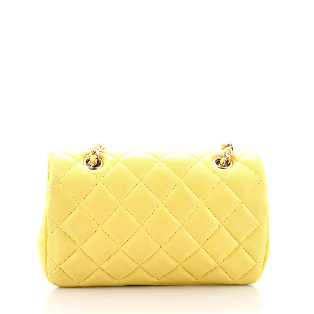 Classic Single Flap Bag Quilted Lambskin Extra Mini