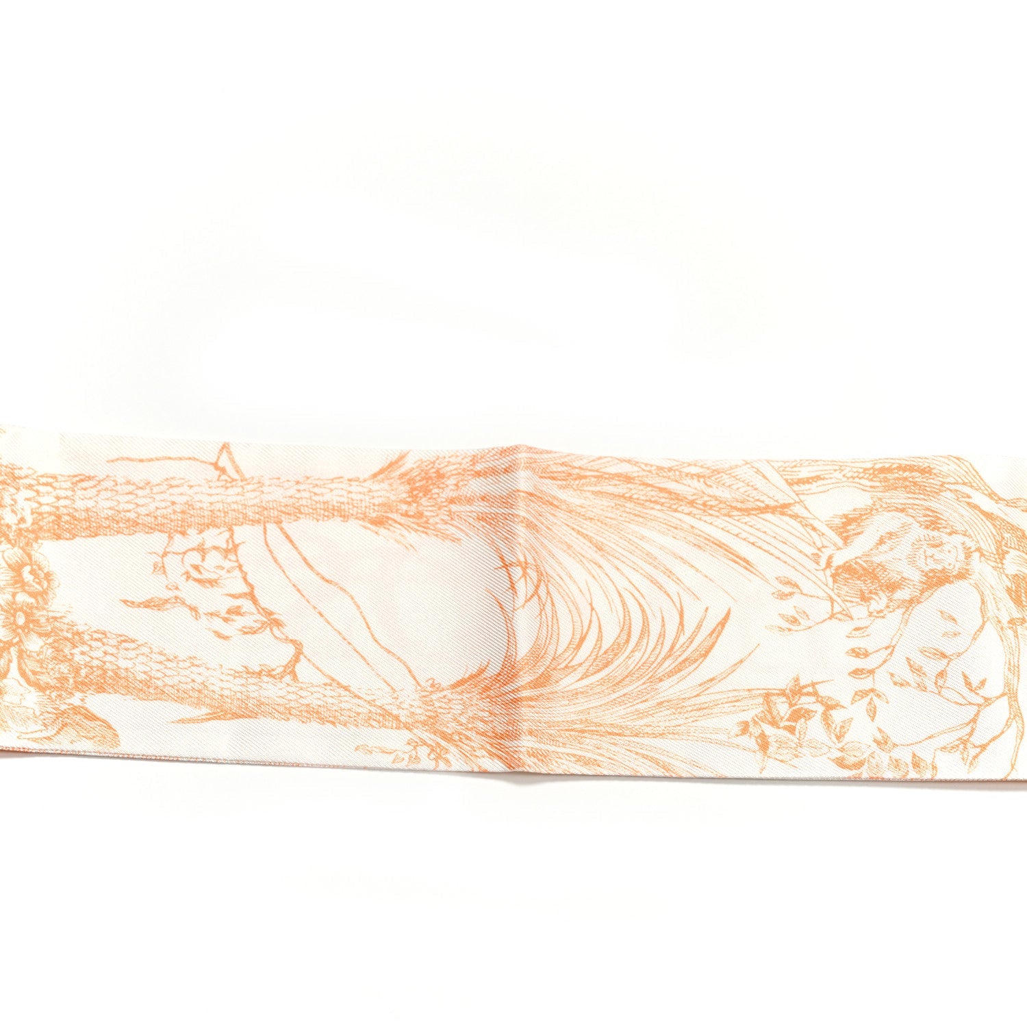 Silk ABCDior "S" Mitzah Scarf Rose