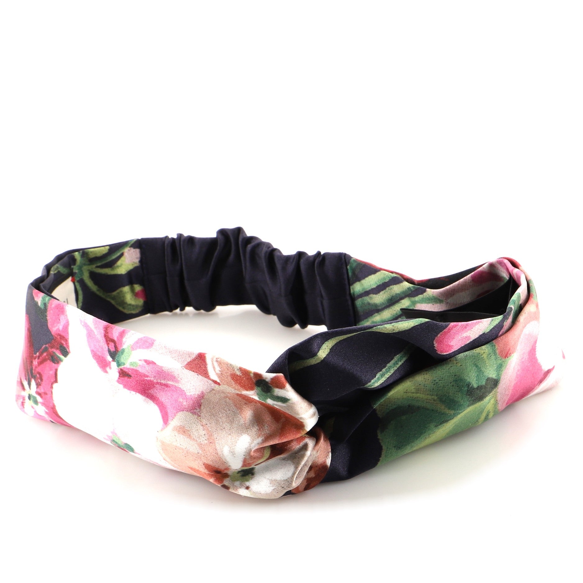 Headband Blooms Print GG Silk XXL