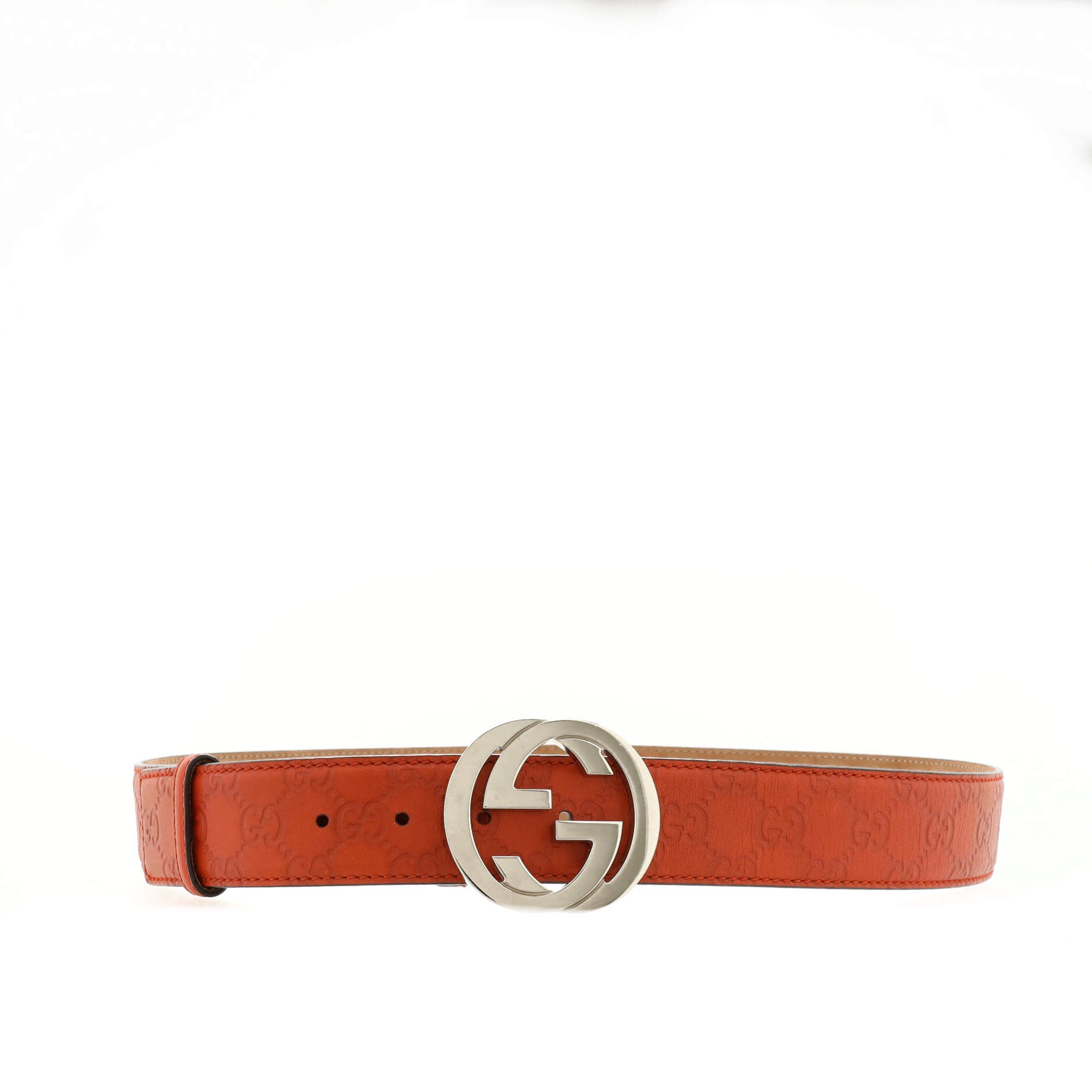 Interlocking G Belt Guccissima Leather Wide 100