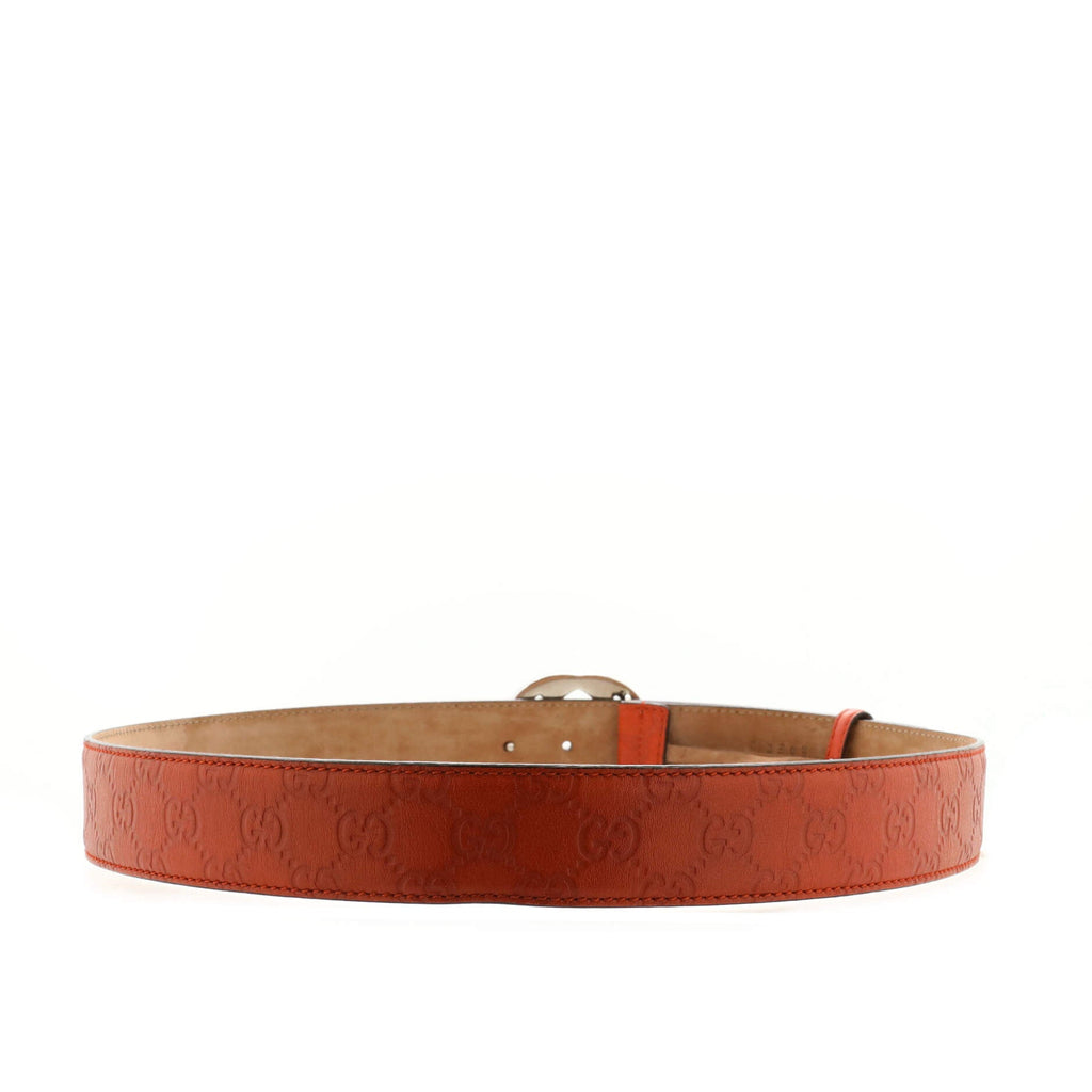 Interlocking G Belt Guccissima Leather Wide 100