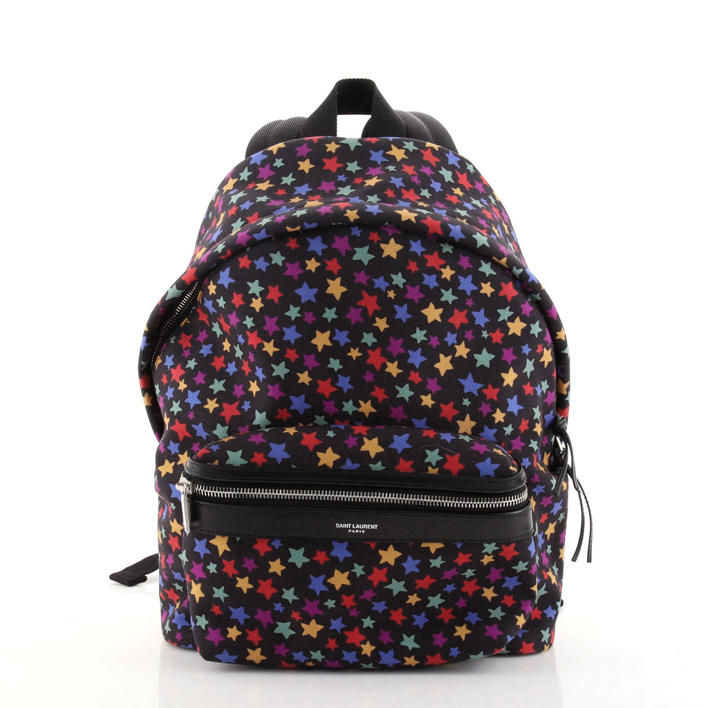 City Backpack Printed Canvas Mini