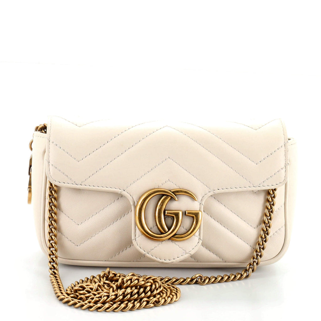 GG Marmont Flap Bag Matelasse Leather Super Mini