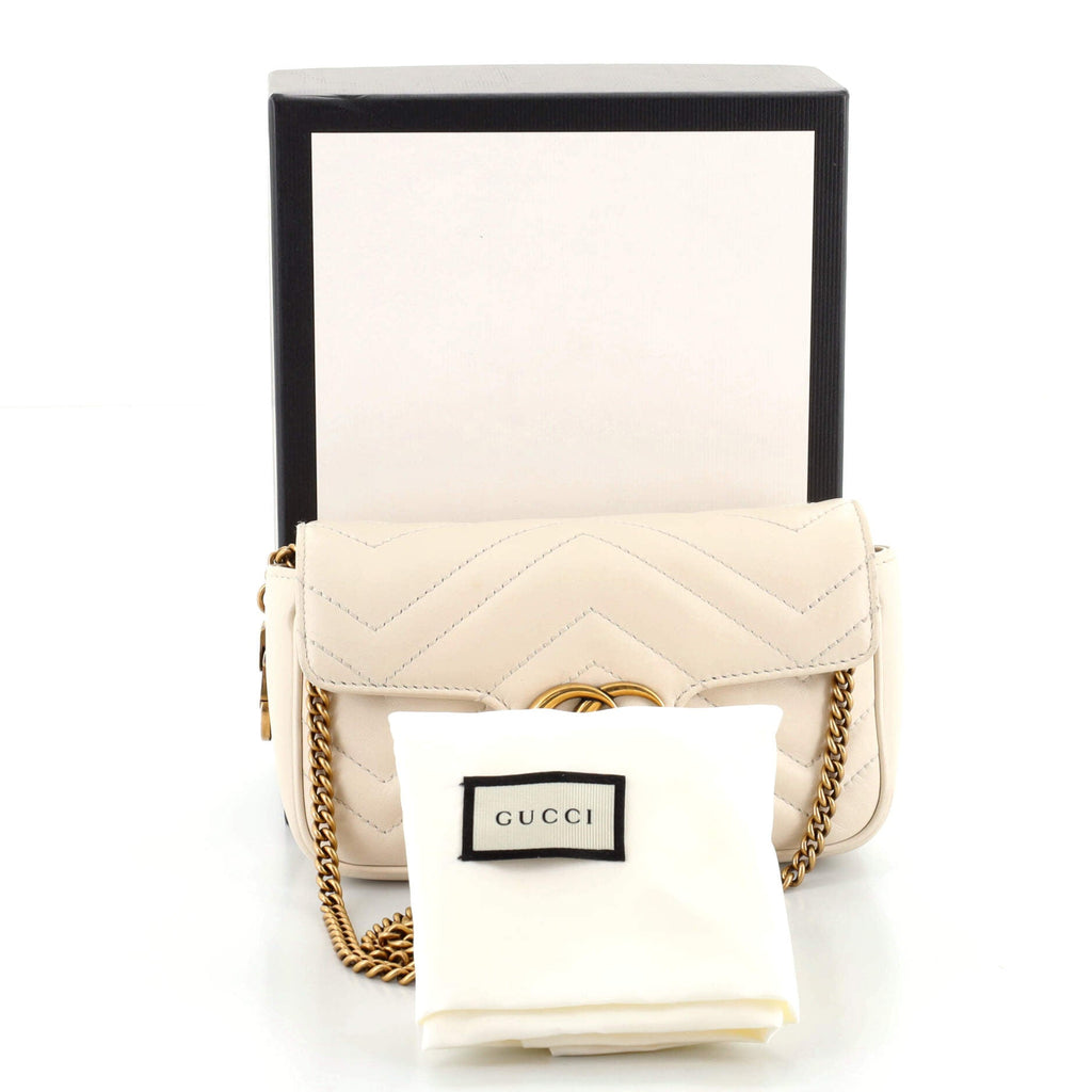 GG Marmont Flap Bag Matelasse Leather Super Mini