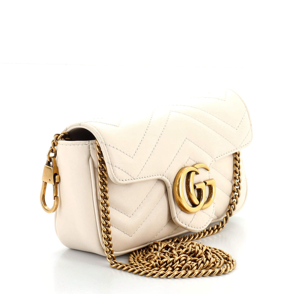 GG Marmont Flap Bag Matelasse Leather Super Mini