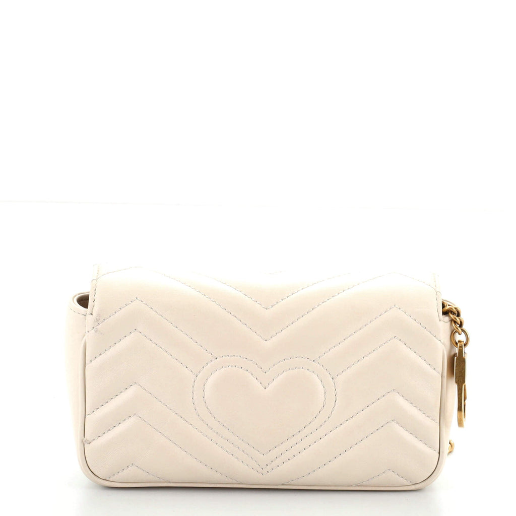 GG Marmont Flap Bag Matelasse Leather Super Mini