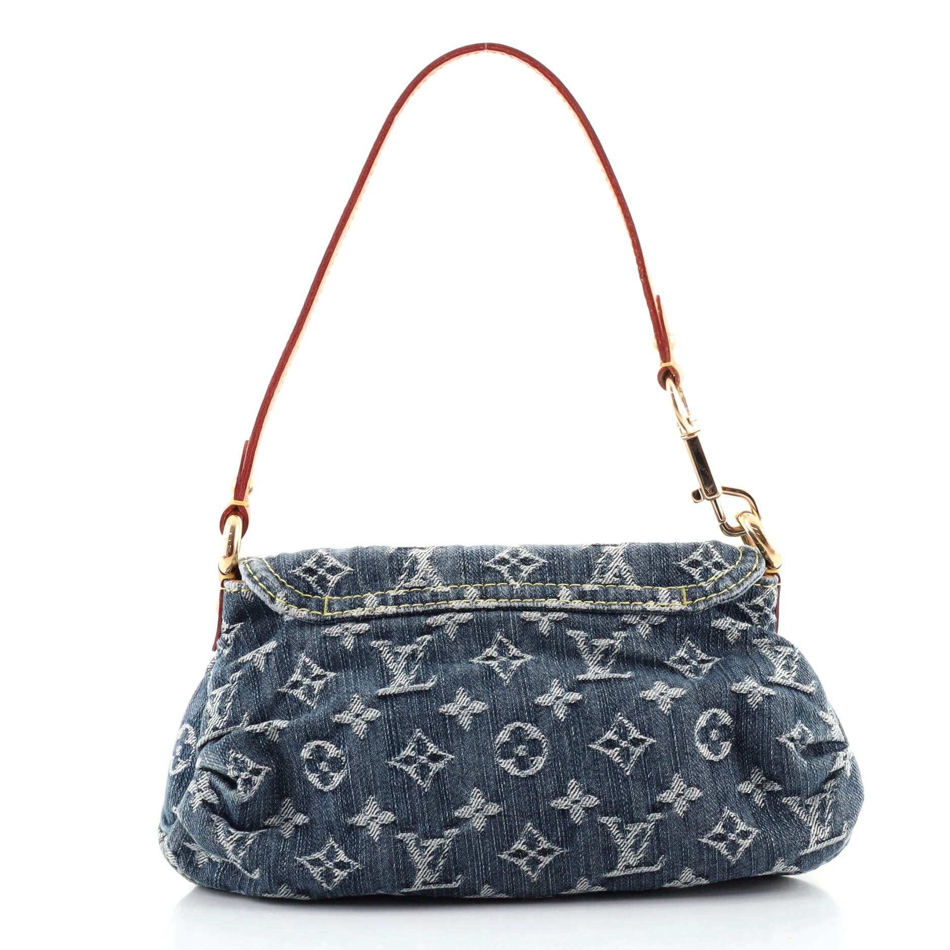 Pleaty Handbag Denim Mini
