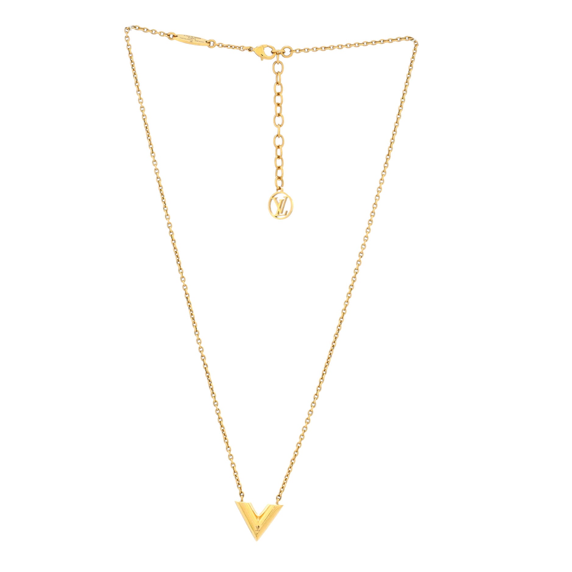 Essential V Necklace Metal