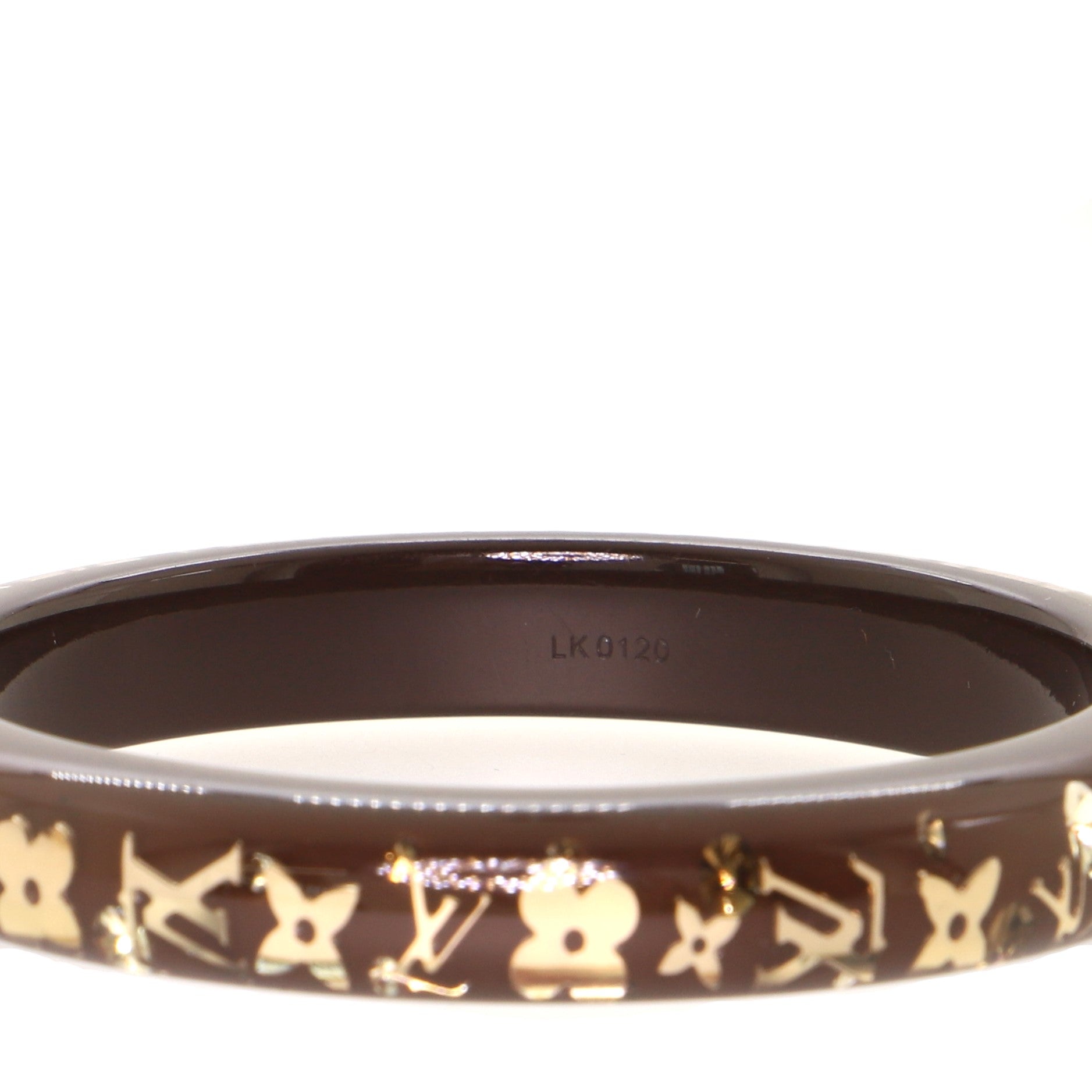 Inclusion Bangle Bracelet Resin with Crystals PM