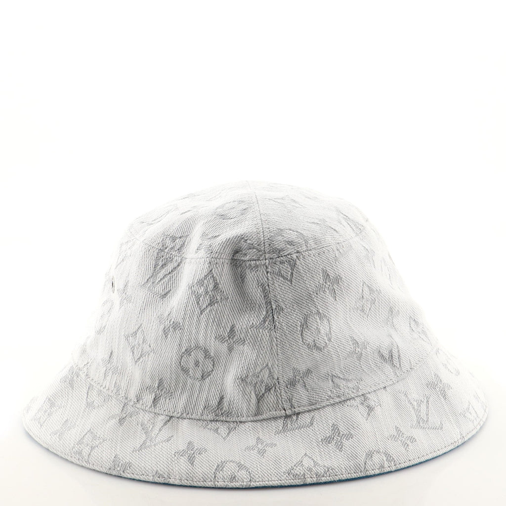 Essential Reversible Bucket Hat Monogram Denim XXL
