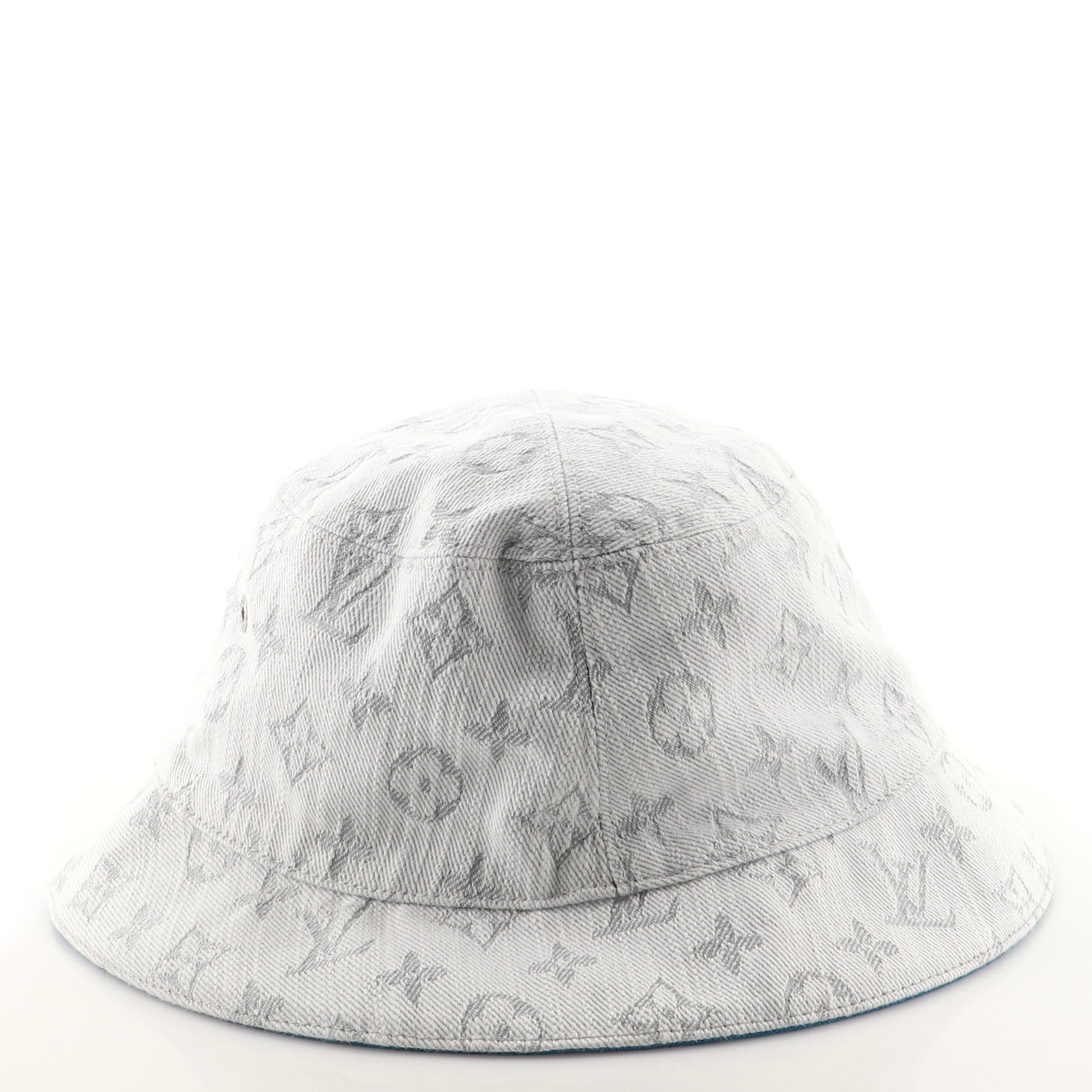 Essential Reversible Bucket Hat Monogram Denim XXL
