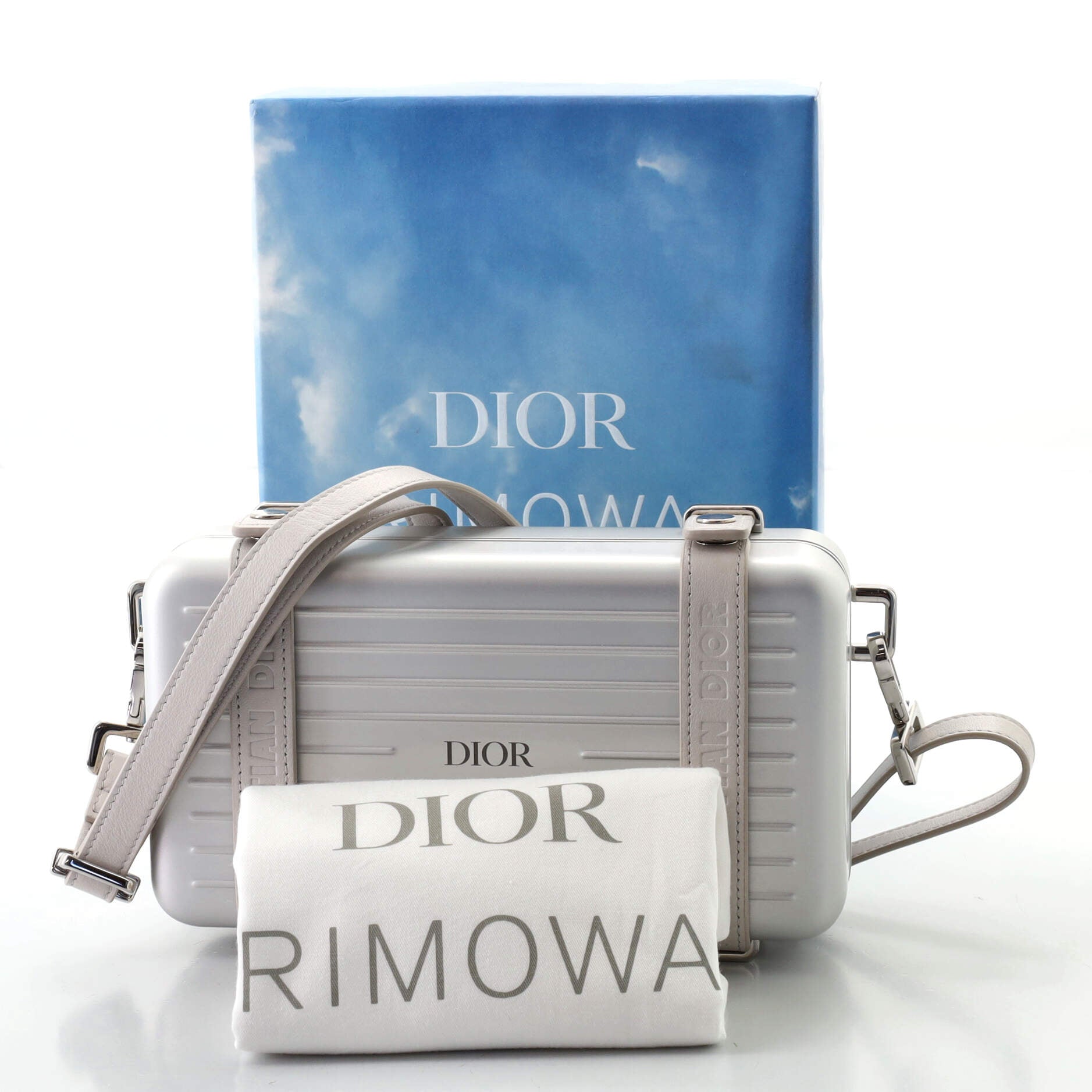 Dior x Rimowa Personal Clutch Aluminum