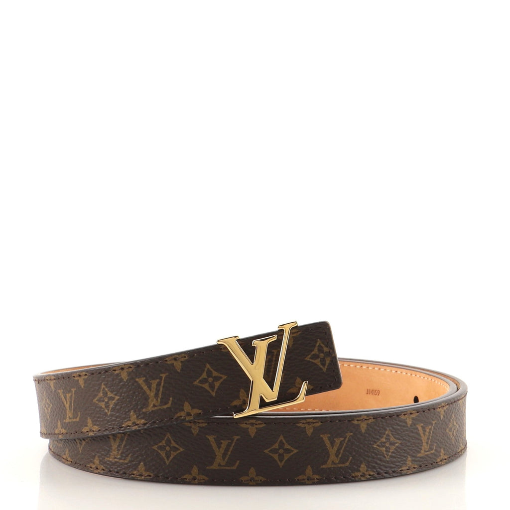 LV Initiales Belt Monogram Canvas Thin 90