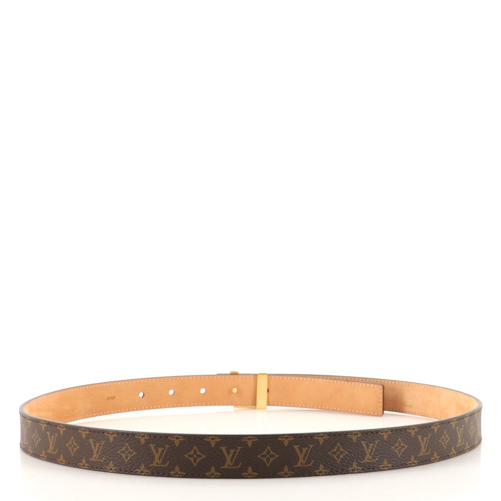 LV Initiales Belt Monogram Canvas Thin 90
