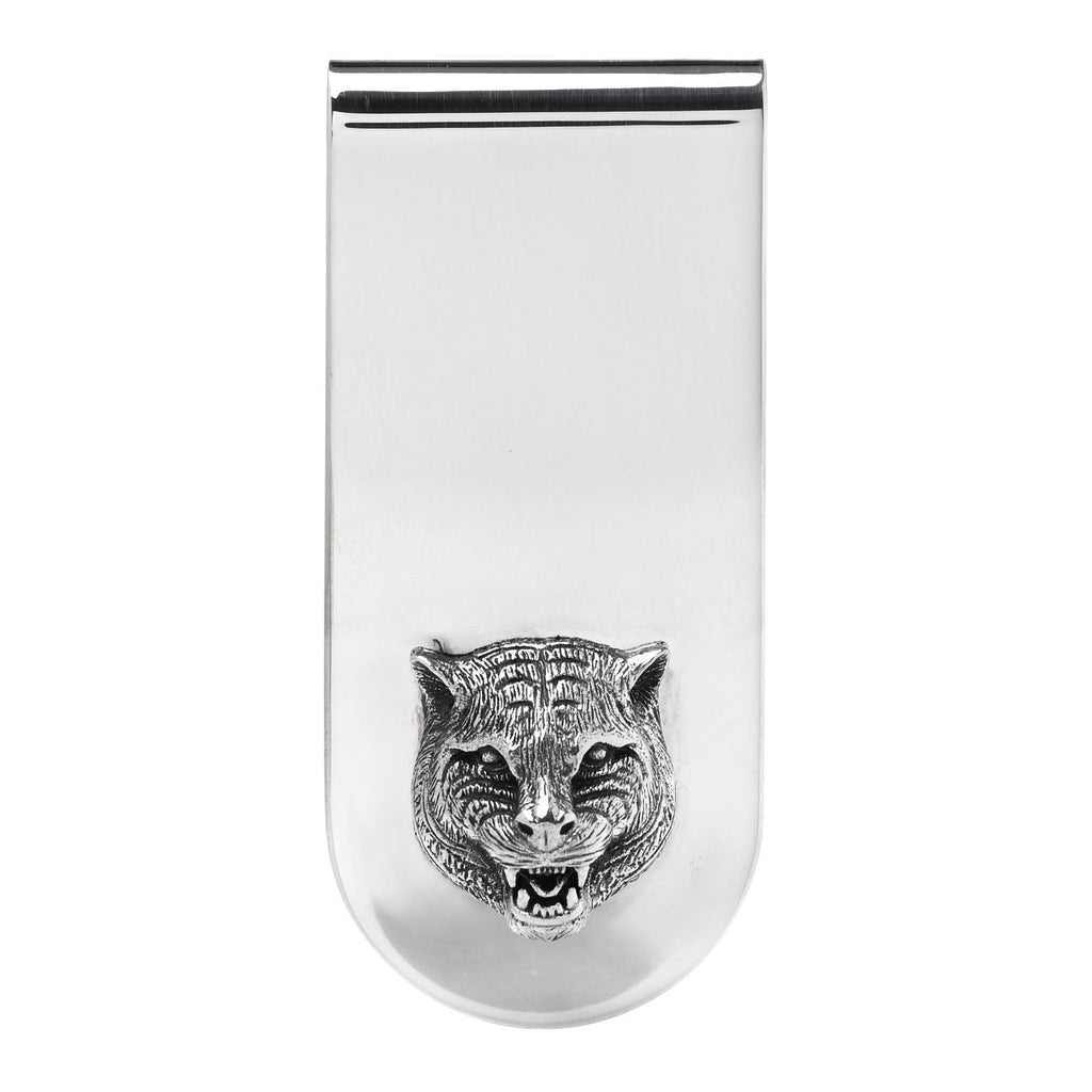 Sterling Silver Tiger Head Money Clip