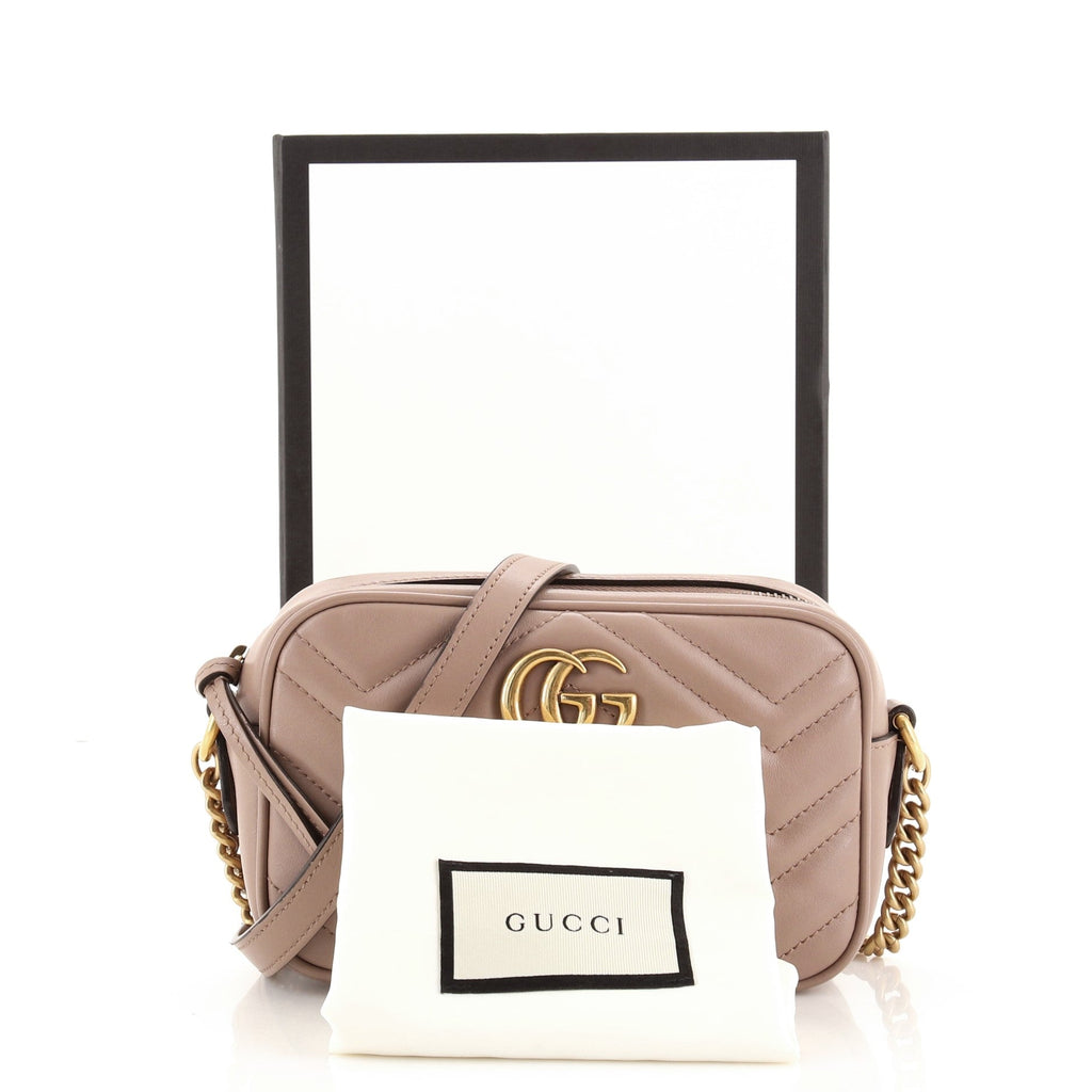 GG Marmont Shoulder Bag Matelasse Leather Mini