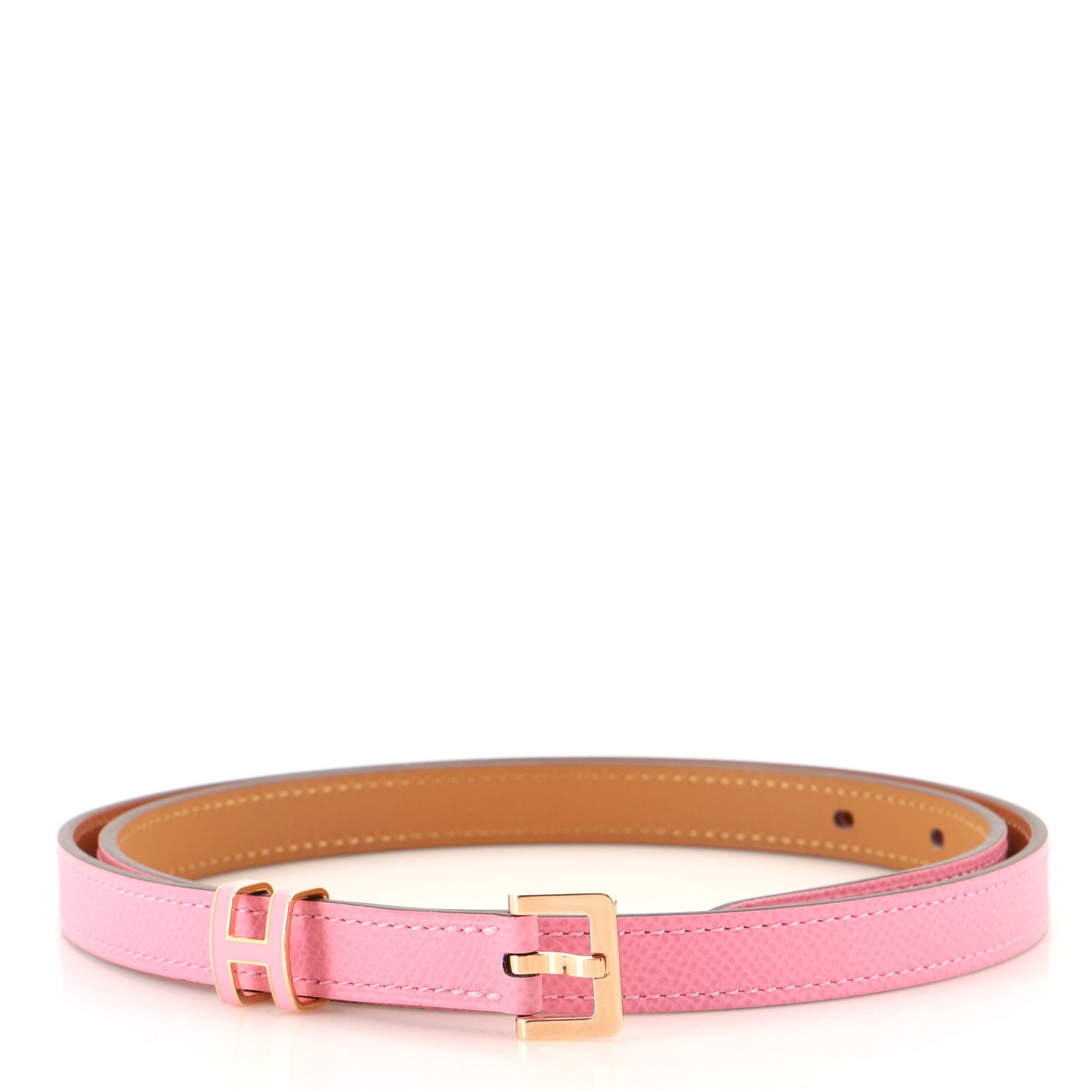 Pop H Belt Leather Thin 80