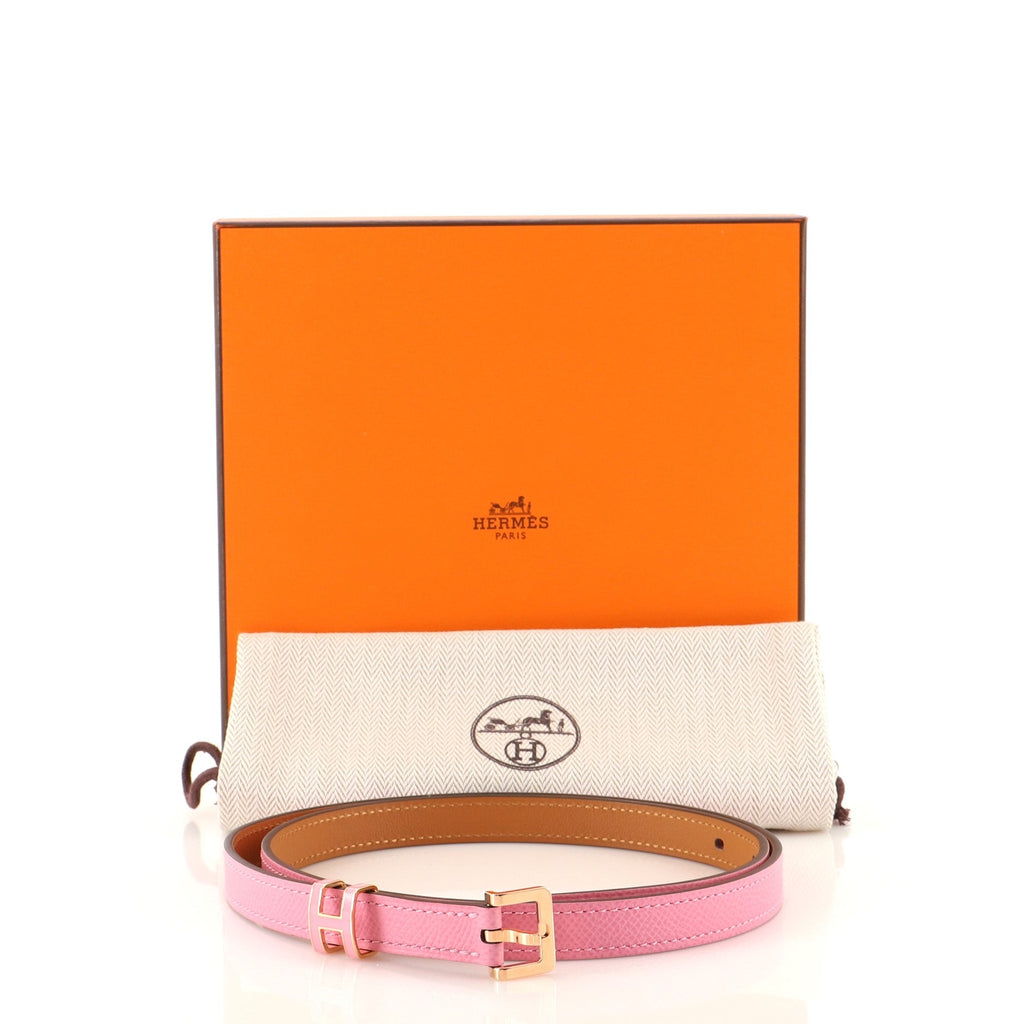 Pop H Belt Leather Thin 80
