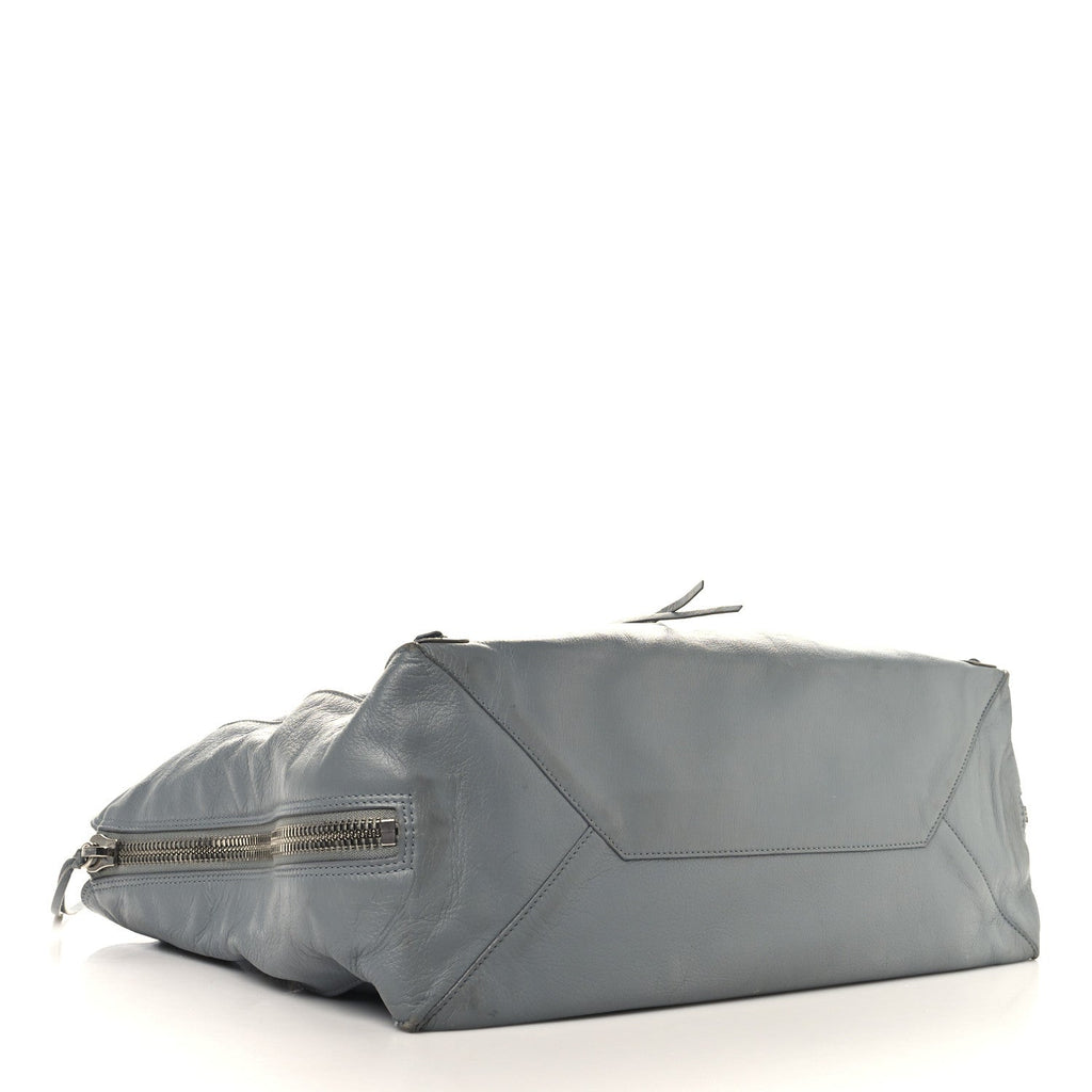 Veau Papier A4 Zip Around Tote Grey