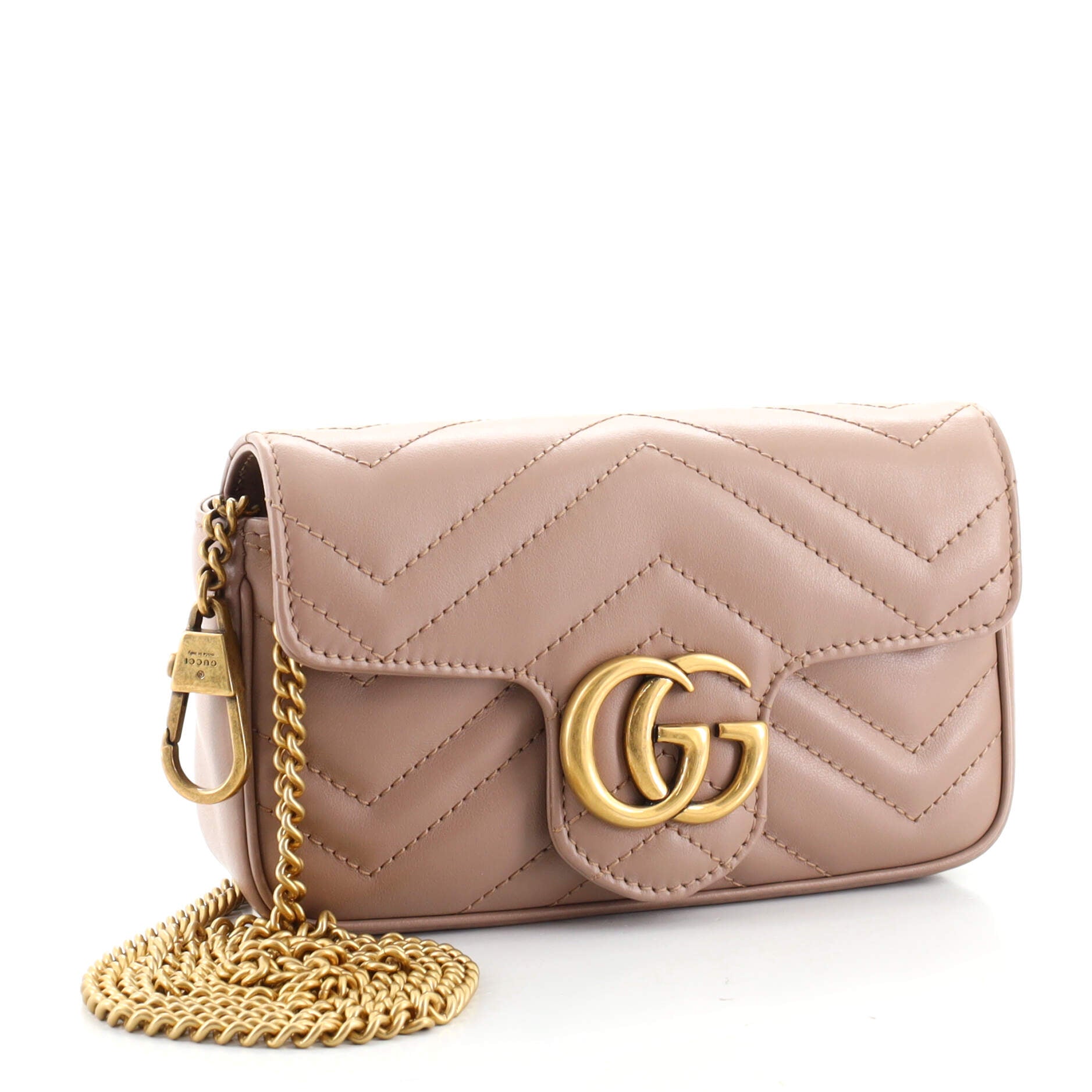 GG Marmont Flap Bag Matelasse Leather Super Mini