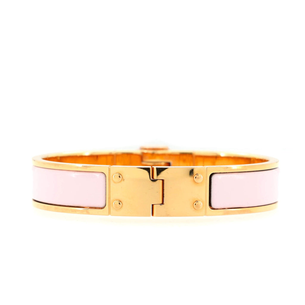 Charniere Uni Hinged Bracelet Metal and Enamel Narrow