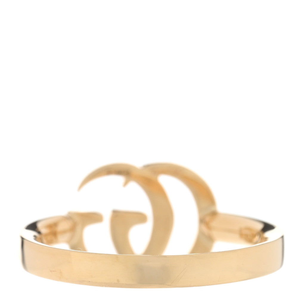 18K Yellow Gold Running GG Ring 56 7.5